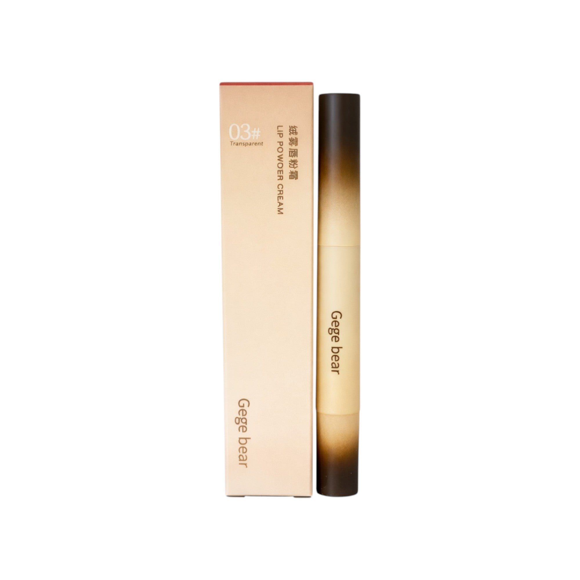 GEGE BEAR LIP POWDER CREAM Dlouhotrvající rtěnka se sametovým povrchem 2 g #2