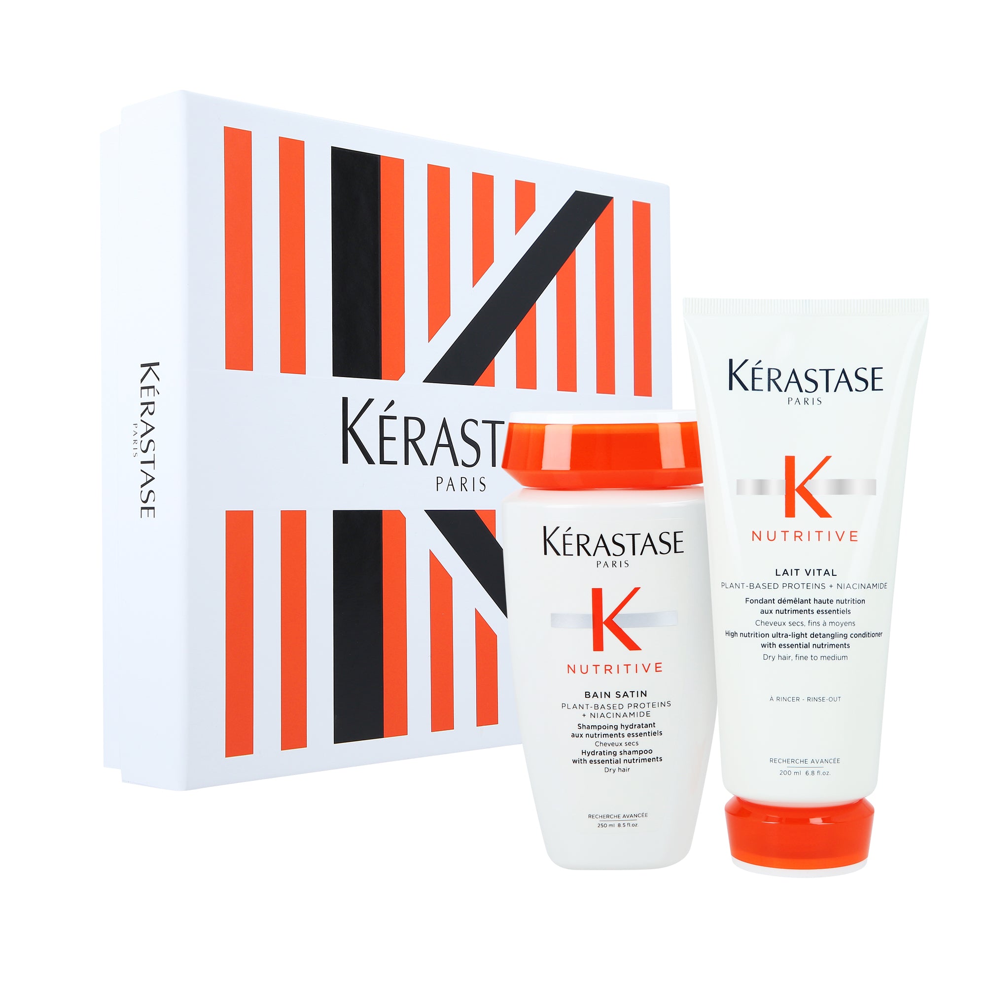 KÉRASTASE NUTRITIVE Zestaw do pielęgnacji włosów suchych i zniszczonych 250 ml + 200 ml