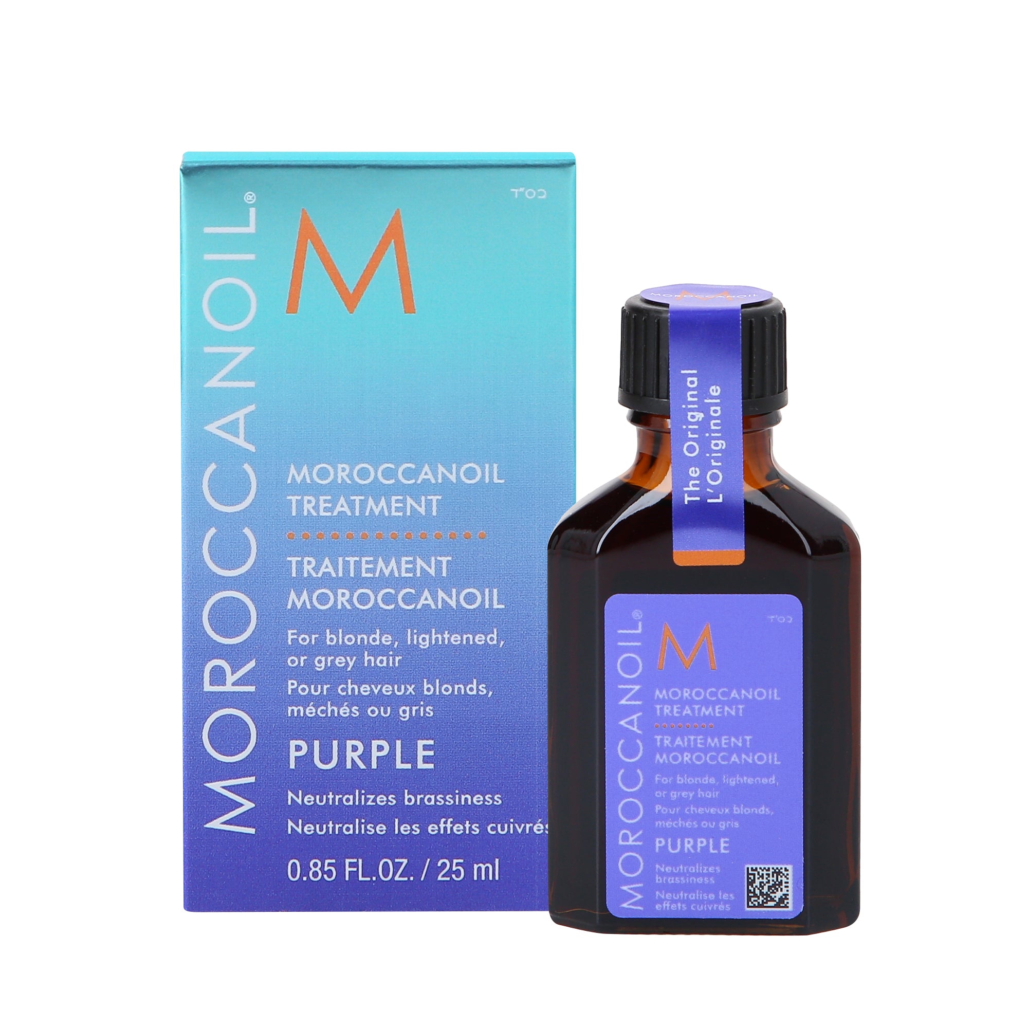 MOROCCANOIL PURPLE TREATMENT Tonujący olejek do włosów blond i siwych 25 ml