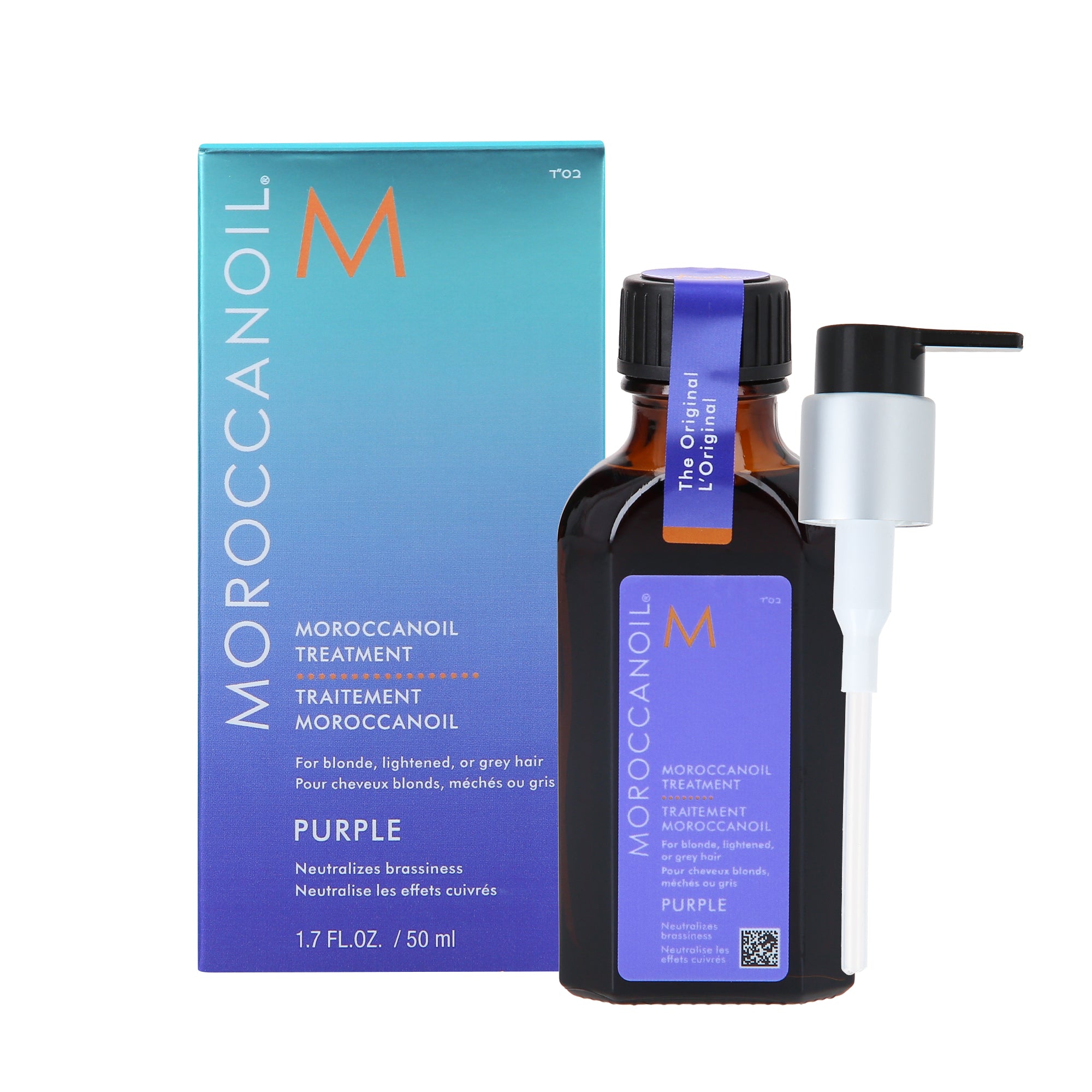 MOROCCANOIL PURPLE TREATMENT Tonujący olejek do włosów blond i siwych 50 ml