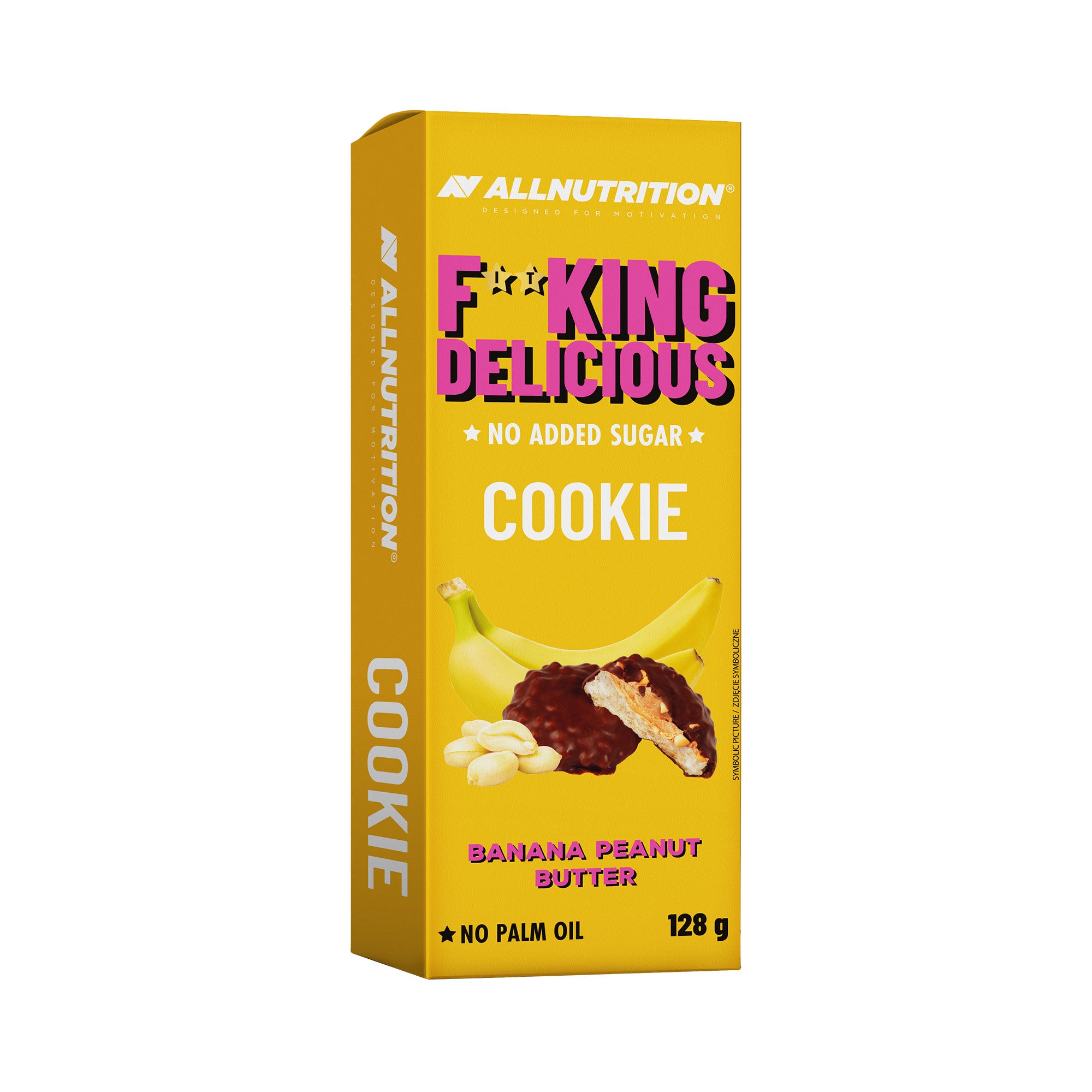 ALLNUTRITION FITKING DELICIOUS Ciasteczka – banana peanut butter 128 g