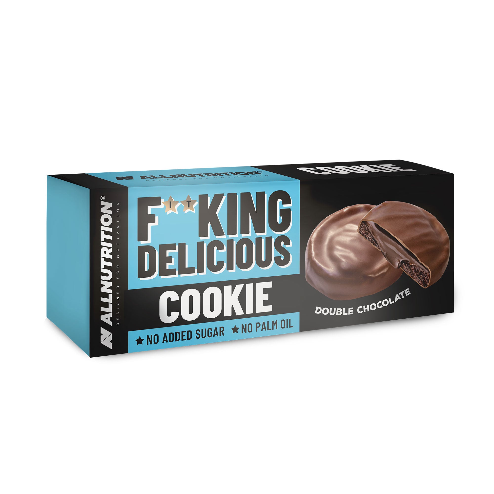 ALLNUTRITION FITKING DELICIOUS Ciasteczka – double chocolate 128 g