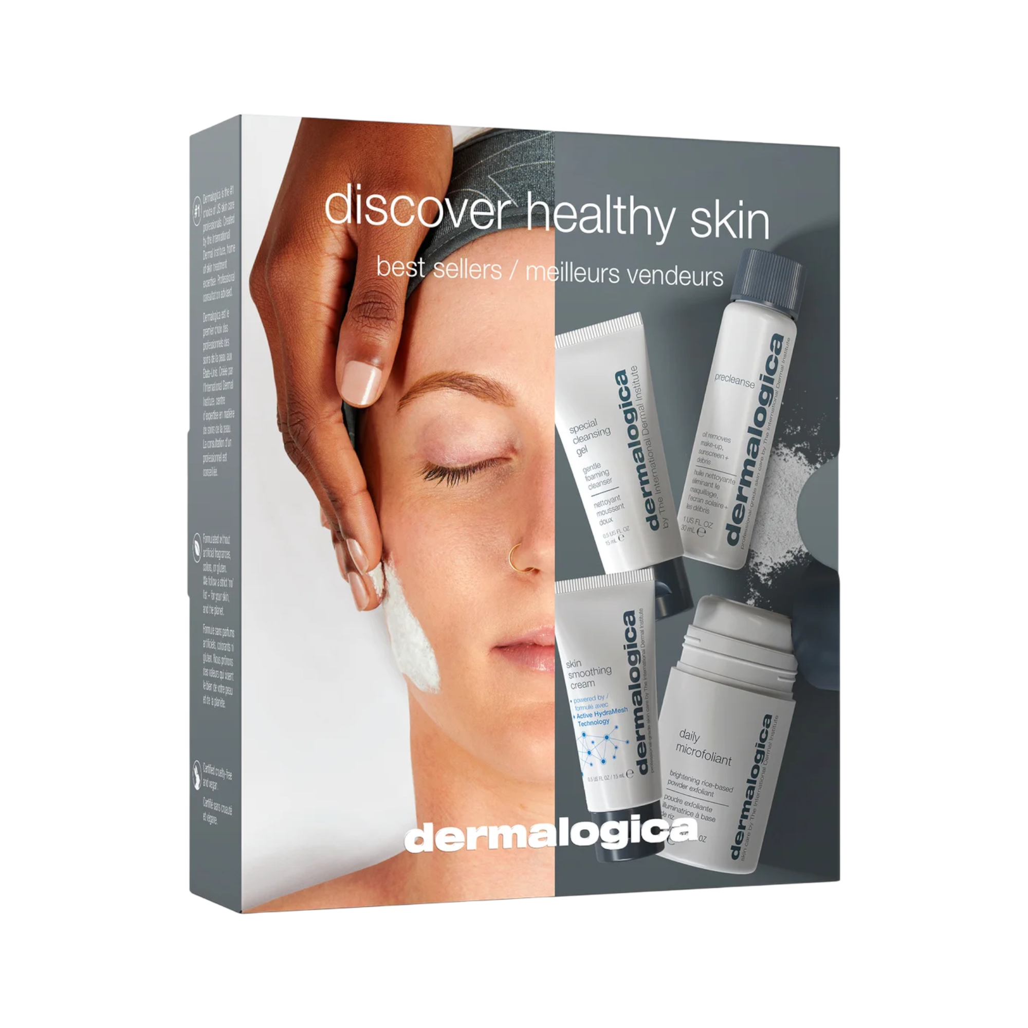 DERMALOGICA DISCOVER HEALTH SKIN KIT Zestaw do oczyszczania, złuszczania i nawilżania skóry