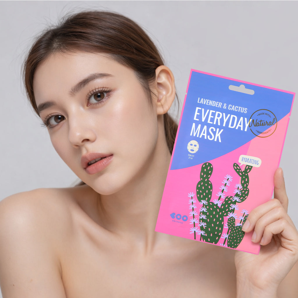 DEARBOO EVERYDAY LAVENDER&CACTUS Nawilżająca maska w płachcie 27 ml #3