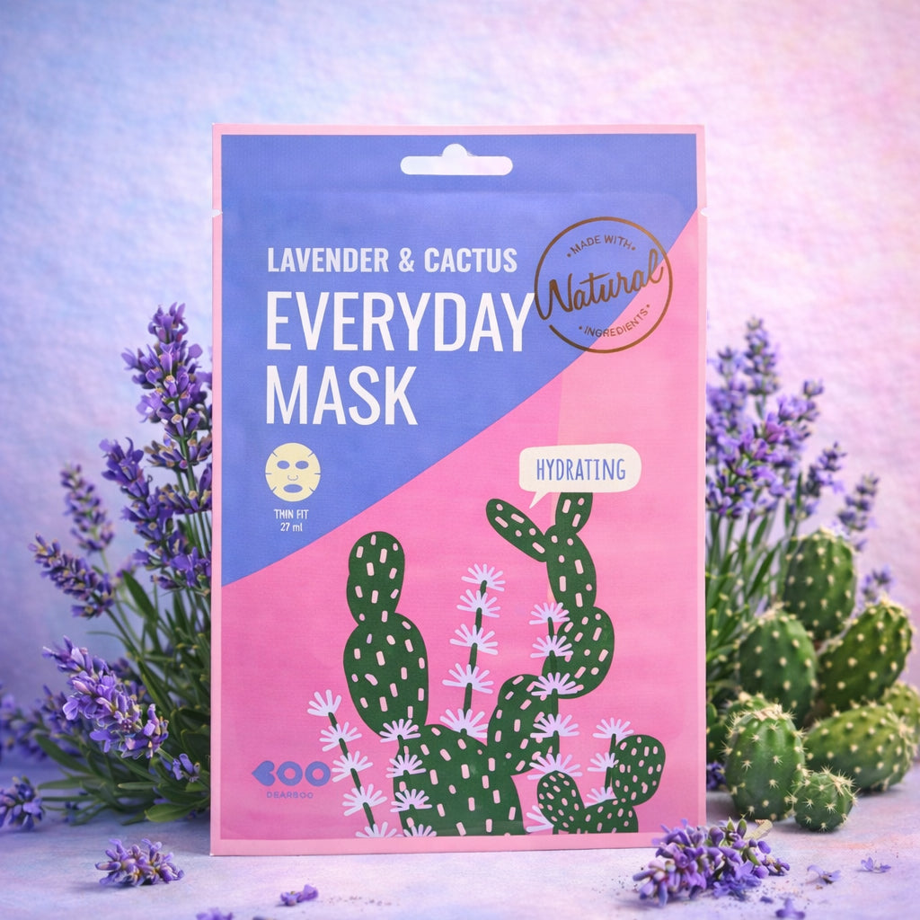 DEARBOO EVERYDAY LAVENDER&CACTUS Nawilżająca maska w płachcie 27 ml #4