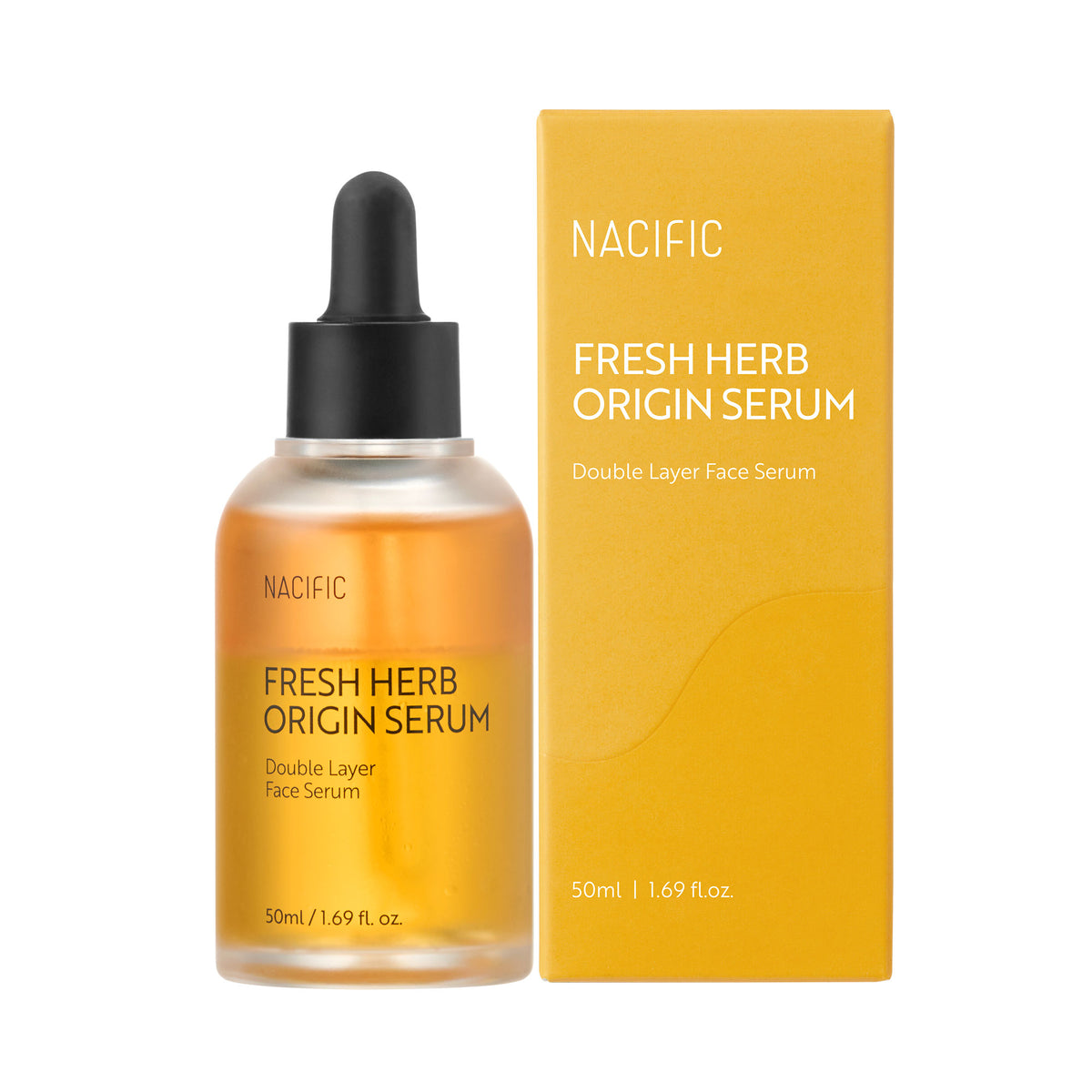 Nacific NACIFIC FRESH HERB ORIGIN SERUM – dwufazowe serum do twarzy z witaminami i olejkami roślinnymi 50 ml — Składniki i ocena