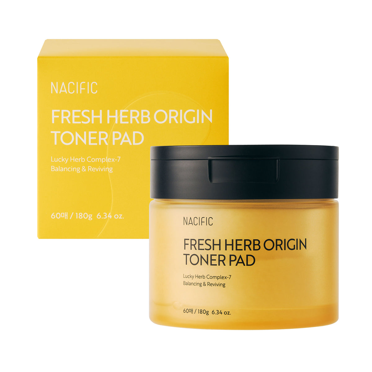 Nacific NACIFIC FRESH HERB ORIGIN TONER PAD Multifunkcje płatki tonizujące 180 ml (60 szt.) — Składniki i ocena