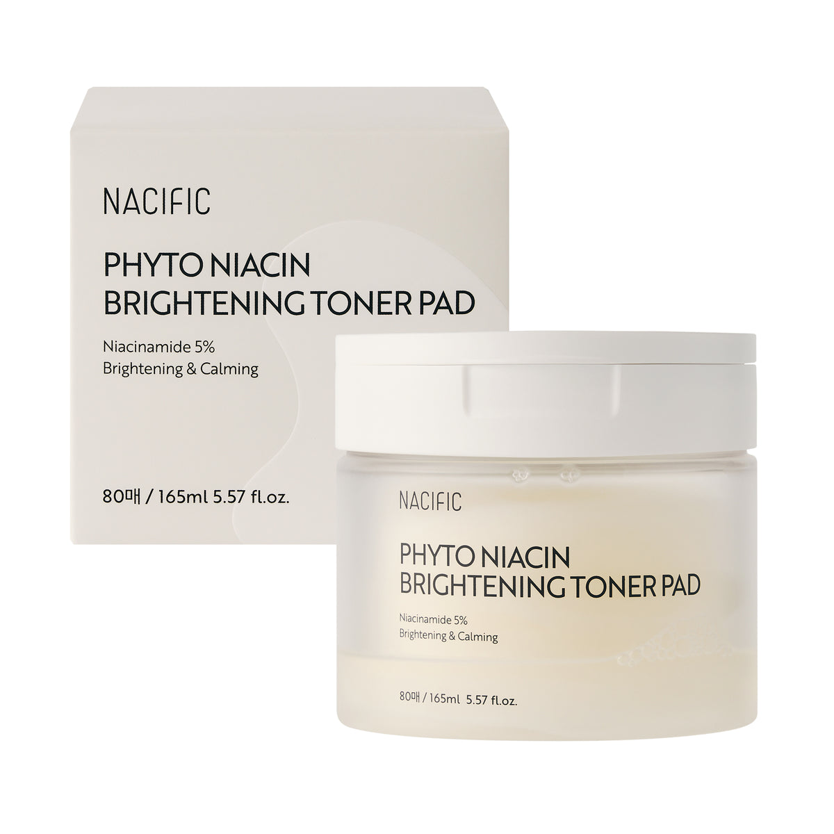 Nacific NACIFIC PHYTO NIACIN BRIGHTENING TONER PAD Rozjaśniające płatki tonizujące 160 ml (80 szt.) — Składniki i ocena