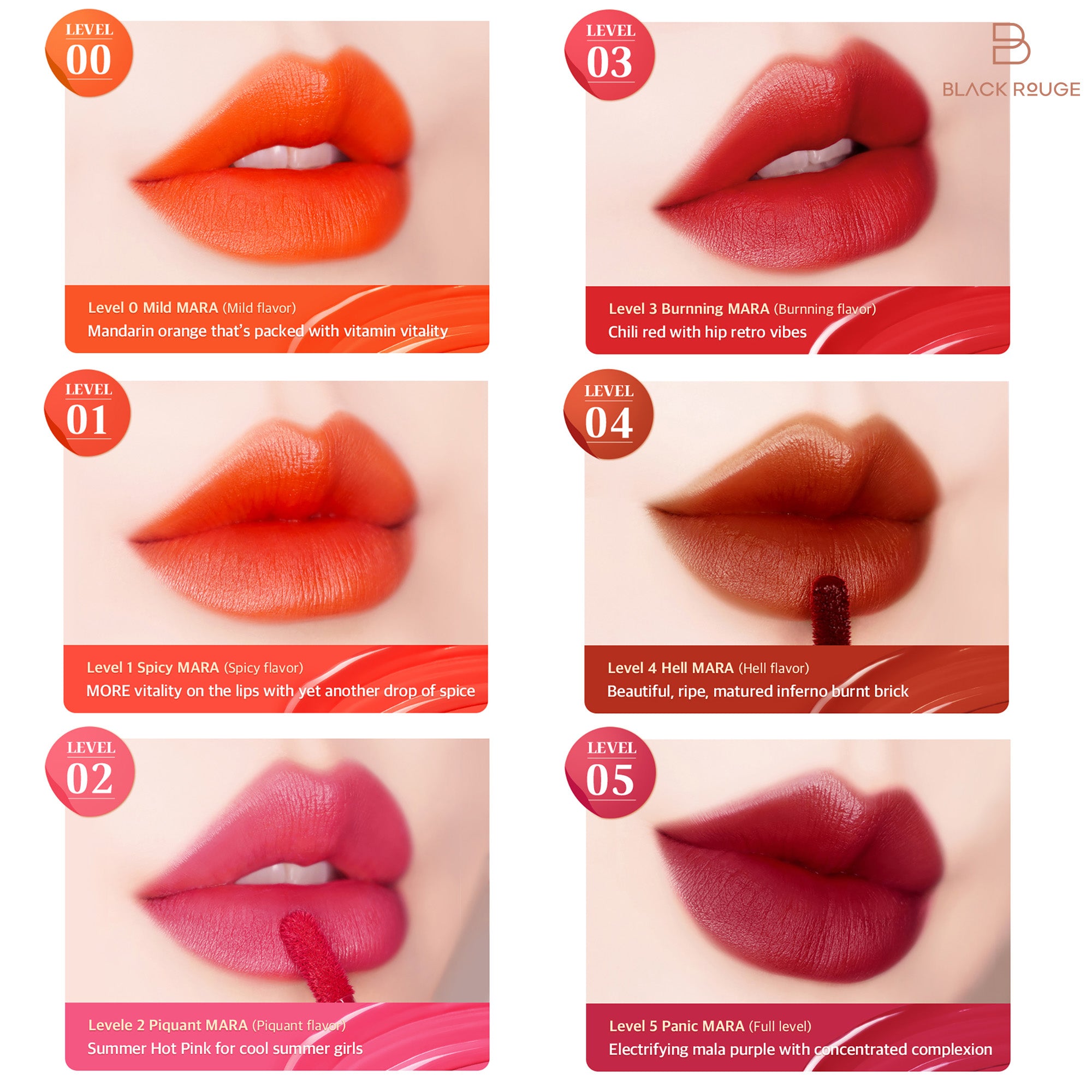 BLACK ROUGE MARA HOT WATER TINT Teinte à lèvres à l'effet rafraîchissant et repulpant 4,5 g