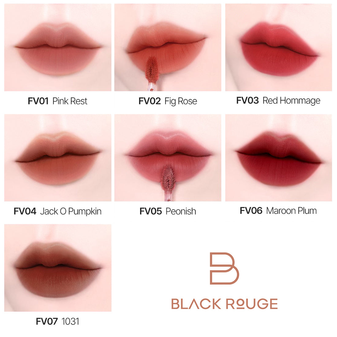 BLACK ROUGE ICY TO FOG VELVET Matte Lippenfarbe 3,5 g #3