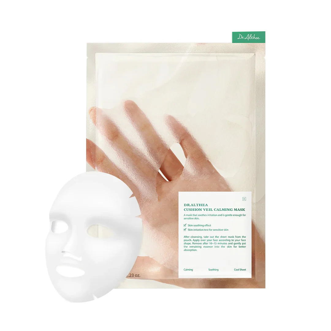Dr. Althea DR. ALTHEA CUSHION VEIL CALMING Maska w płachcie o właściwościach kojących i chłodzących 35 g — Składniki i ocena
