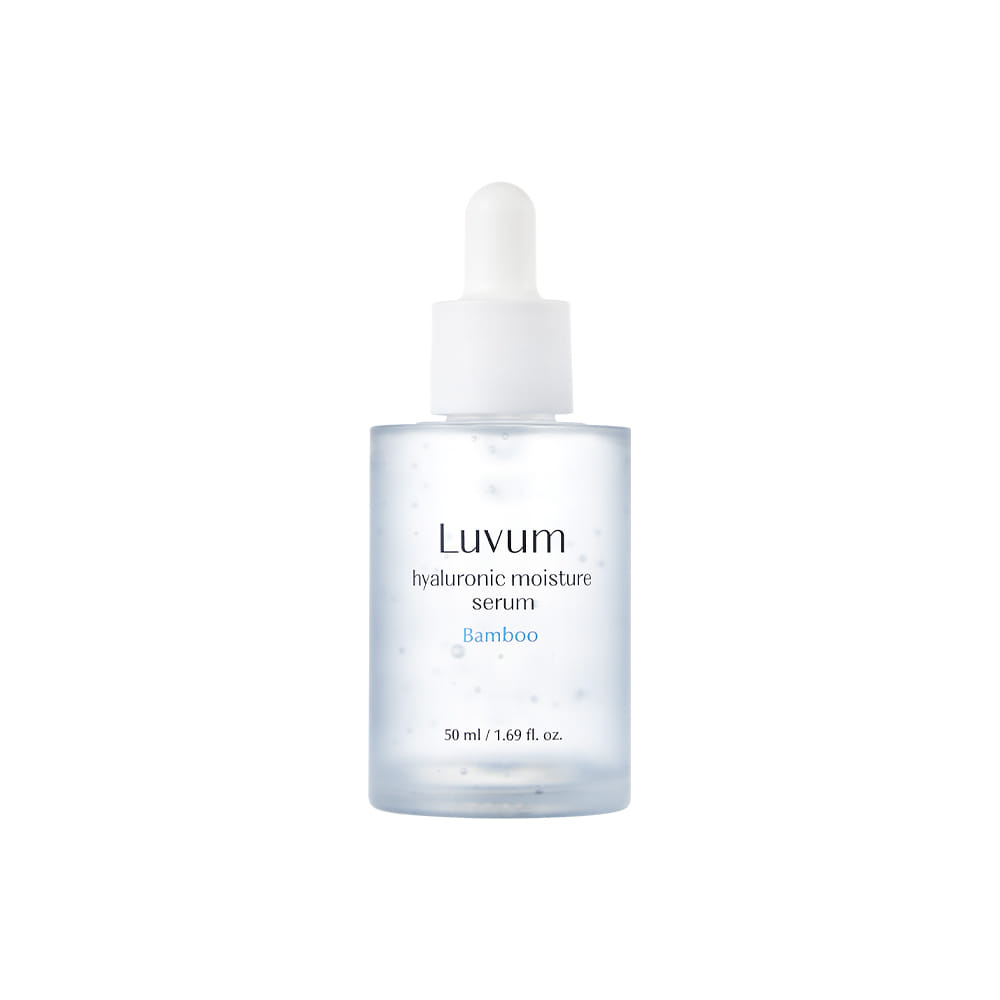 Luvum LUVUM BAMBOO HYALURONIC MOISTURE SERUM Lekkie, nawilżające serum z sokiem z bambusa i roślinnym, niskocząsteczkowym kwasem hialuronowym 50 ml