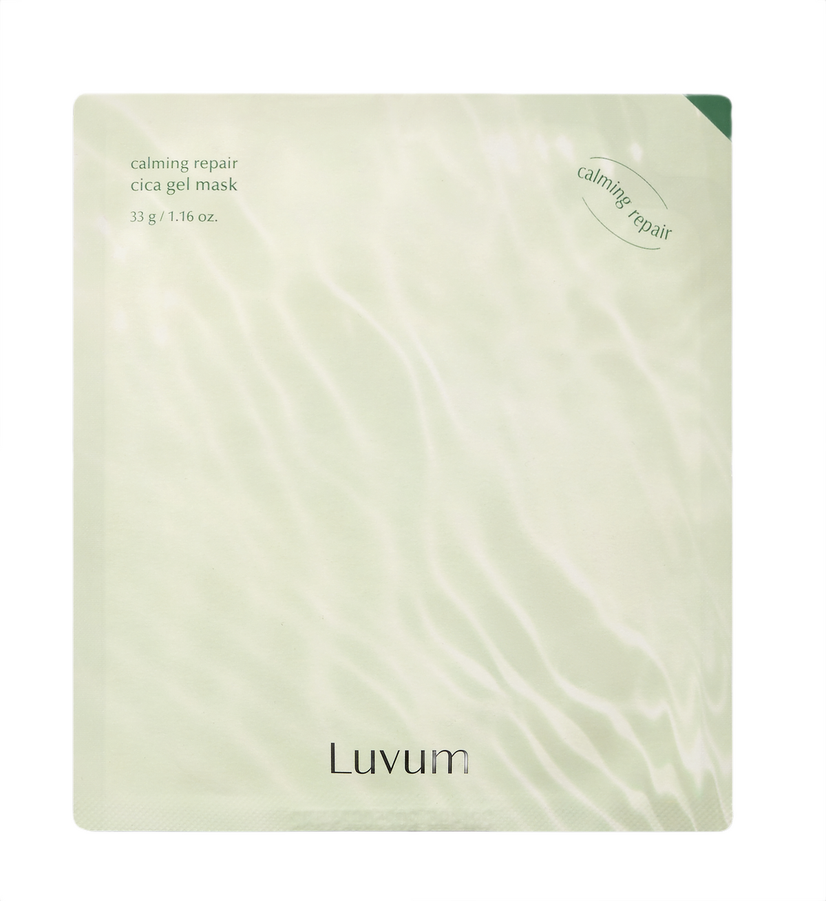 Luvum LUVUM CALMING REPAIR CICA Hydrożelowa maseczka w płachcie z ekstraktem z młodej wąkroty azjatyckiej 1 szt.