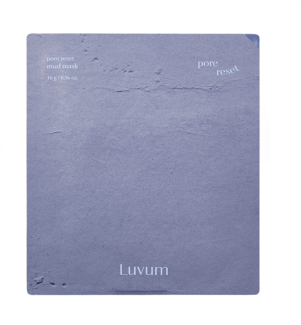 Luvum LUVUM PORE RESET MUD Maska błotna w płachcie z kwasami PHA 1 szt. — Składniki i ocena