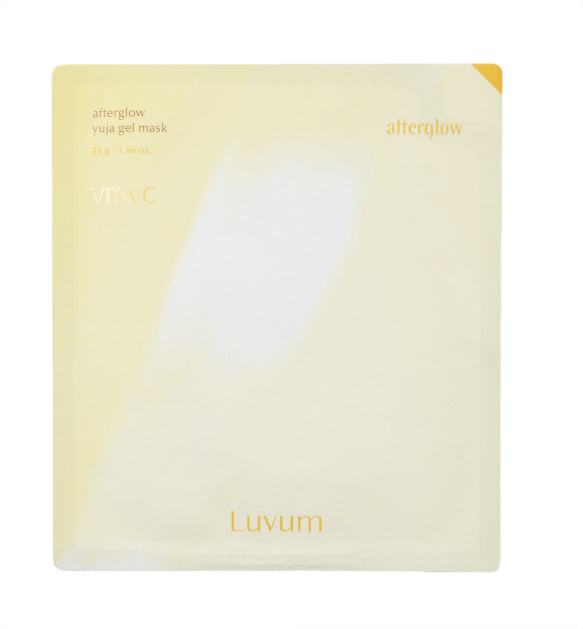 Luvum LUVUM AFTERGLOW YUJA GEL MASK Rozświetlająca hydrożelowa maska do twarzy 33 g