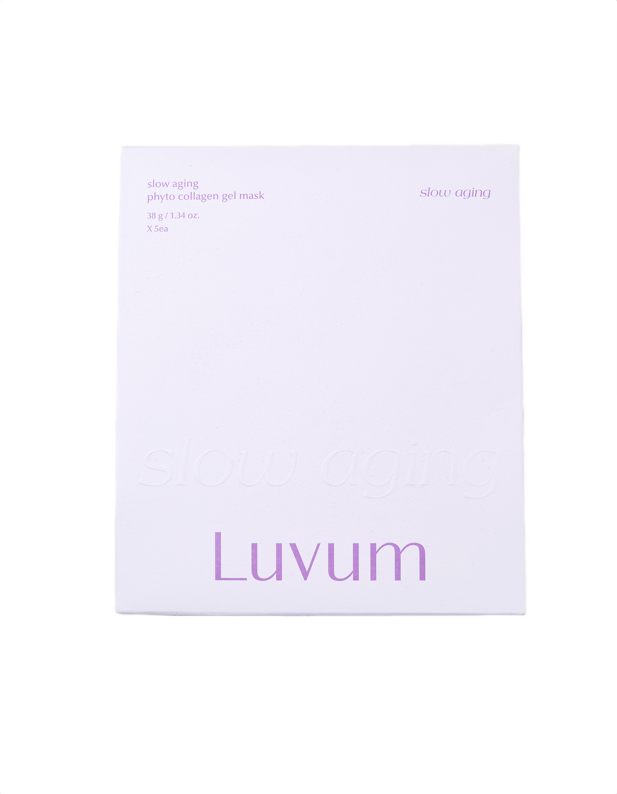 Luvum LUVUM SLOW AGING PHYTO COLLAGEN GEL MASK Hydrożelowa maska z roślinnym fitokolagenem i peptydami 5 szt. — Składniki i ocena