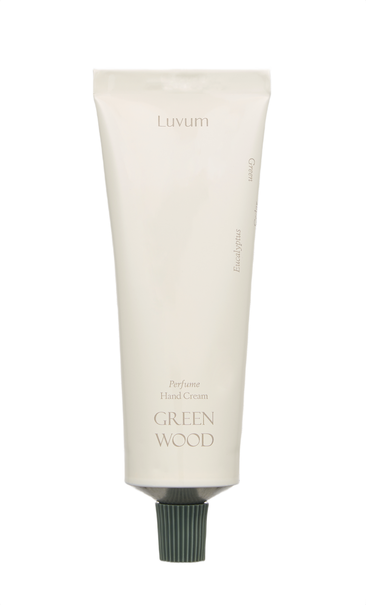 Luvum LUVUM PERFUME HANDCREAM GREEN WOOD Lekki, nawilżający krem do rąk o relaksującym zapachu eukaliptusa i drzewa cedrowego 50 ml — Składniki i ocena