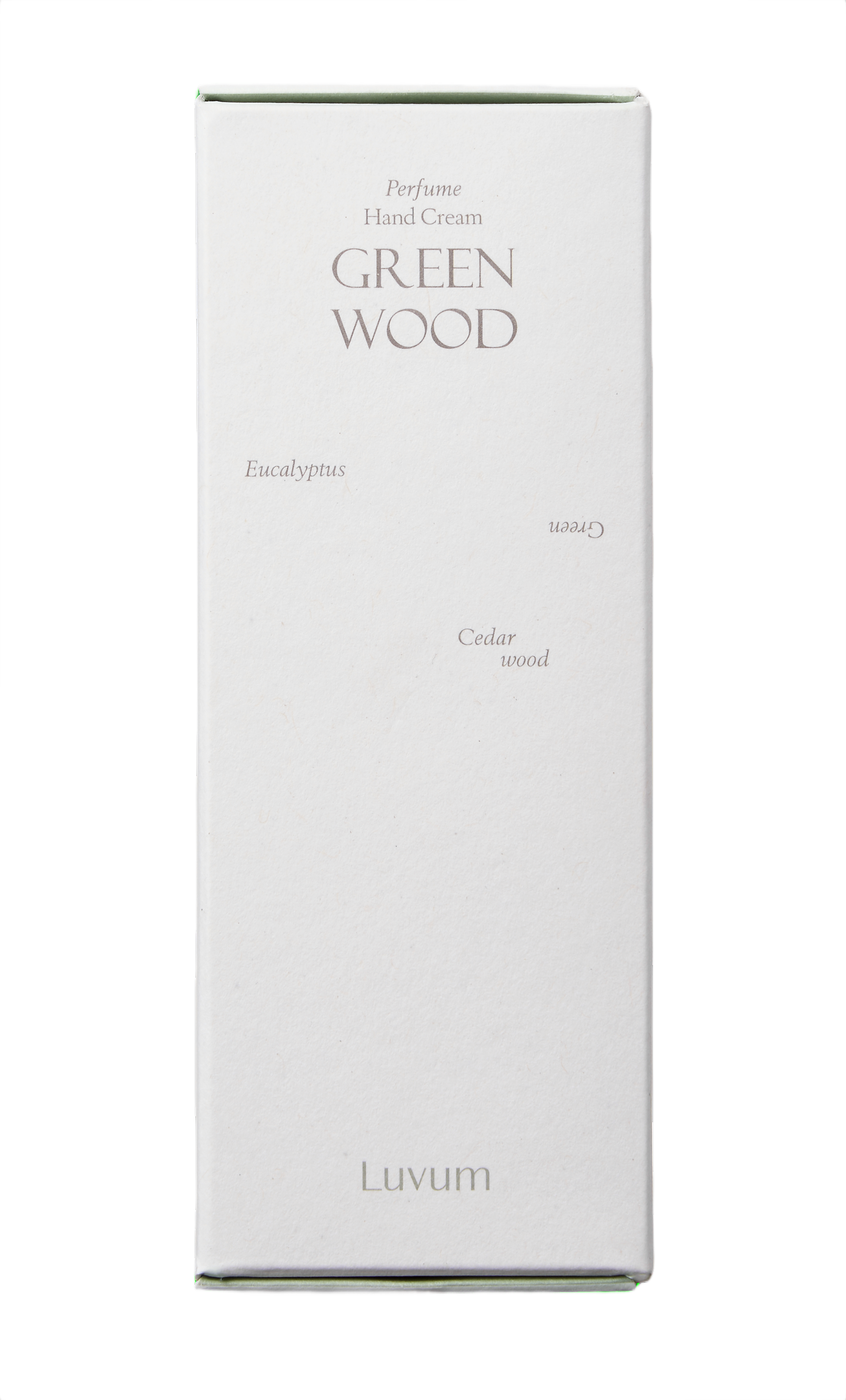LUVUM PERFUME HANDCREAM GREEN WOOD Lekki, nawilżający krem do rąk o relaksującym zapachu eukaliptusa i drzewa cedrowego 50 ml #2