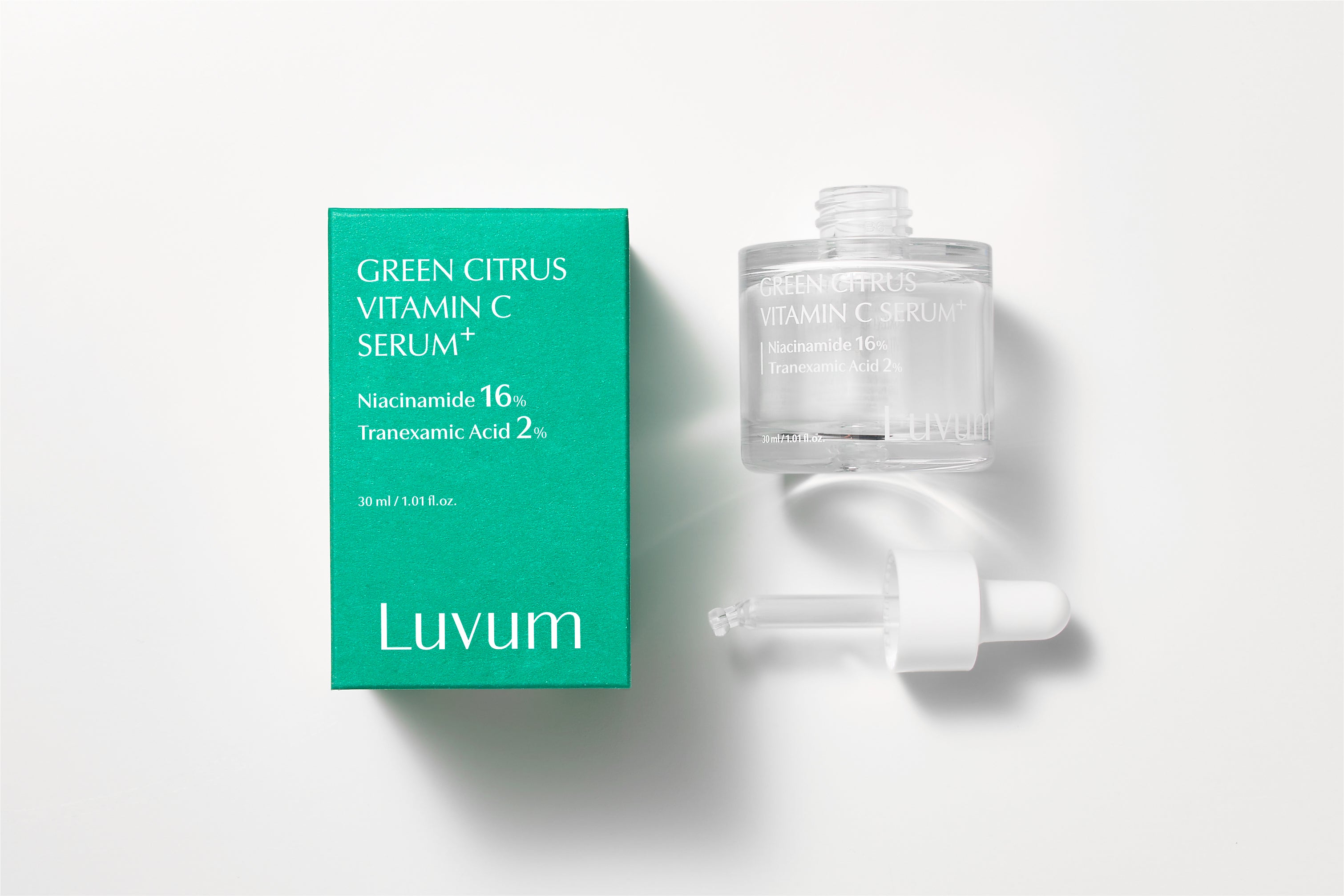 LUVUM GREEN CITRUS VITAMIN C SERUM + Aufhellendes Gesichtsserum mit Vitamin C und Tranexamsäure 30 ml #3