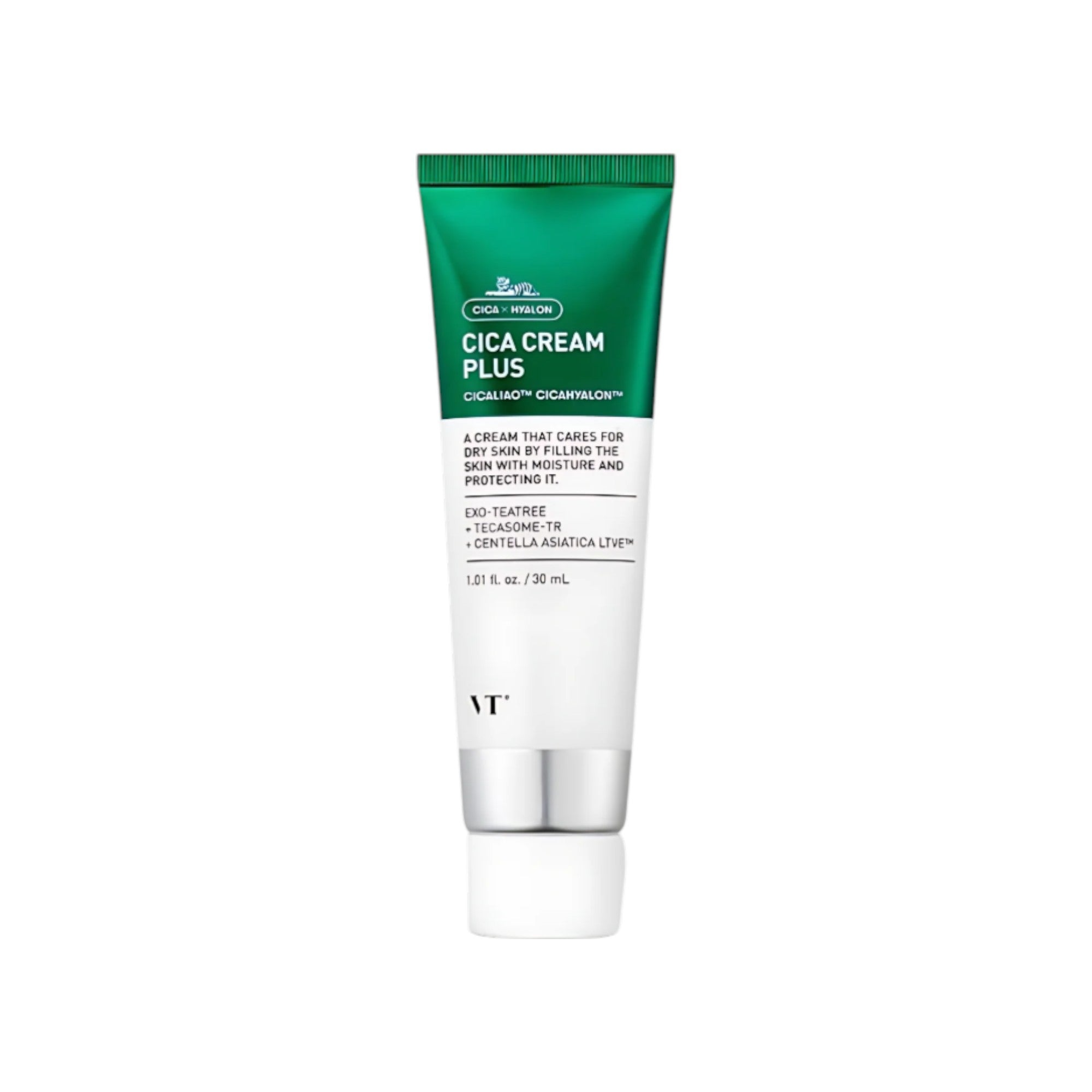 VT COSMETICS CICA CREAM PLUS Intensywnie kojący krem do twarzy 30 ml