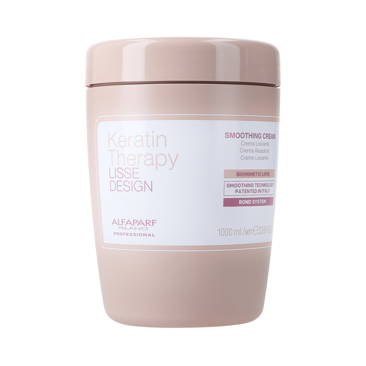 Alfaparf ALFAPARF KERATIN THERAPY LISSE DESIGN SMOOTHING CREAM Creme glättend für das Haar 1000 ml — Inhaltsstoffe i ocena