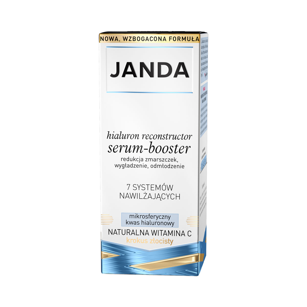 Janda JANDA HIALURON Serum hialuronowe, booster wygładzające na dzień/noc 30 ml