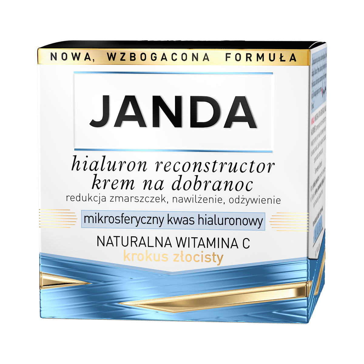 Janda JANDA HIALURON Krem hialuronowy odmładzająco- nawilżający na noc 50 ml