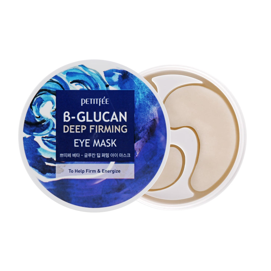 Petitfee PETITFEE B-GLUCAN DEEP FIRMING EYE MASK Ujędrniające płatki pod oczy 60 szt.
