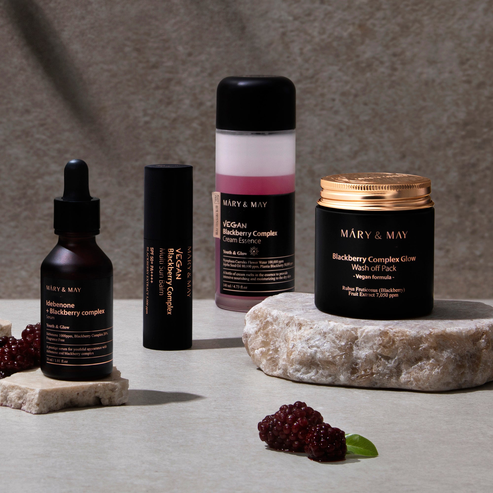 MARY & MAY VEGAN BLACKBERRY COMPLEX ESSENCE Essence antioxydante pour le visage 140 ml #2