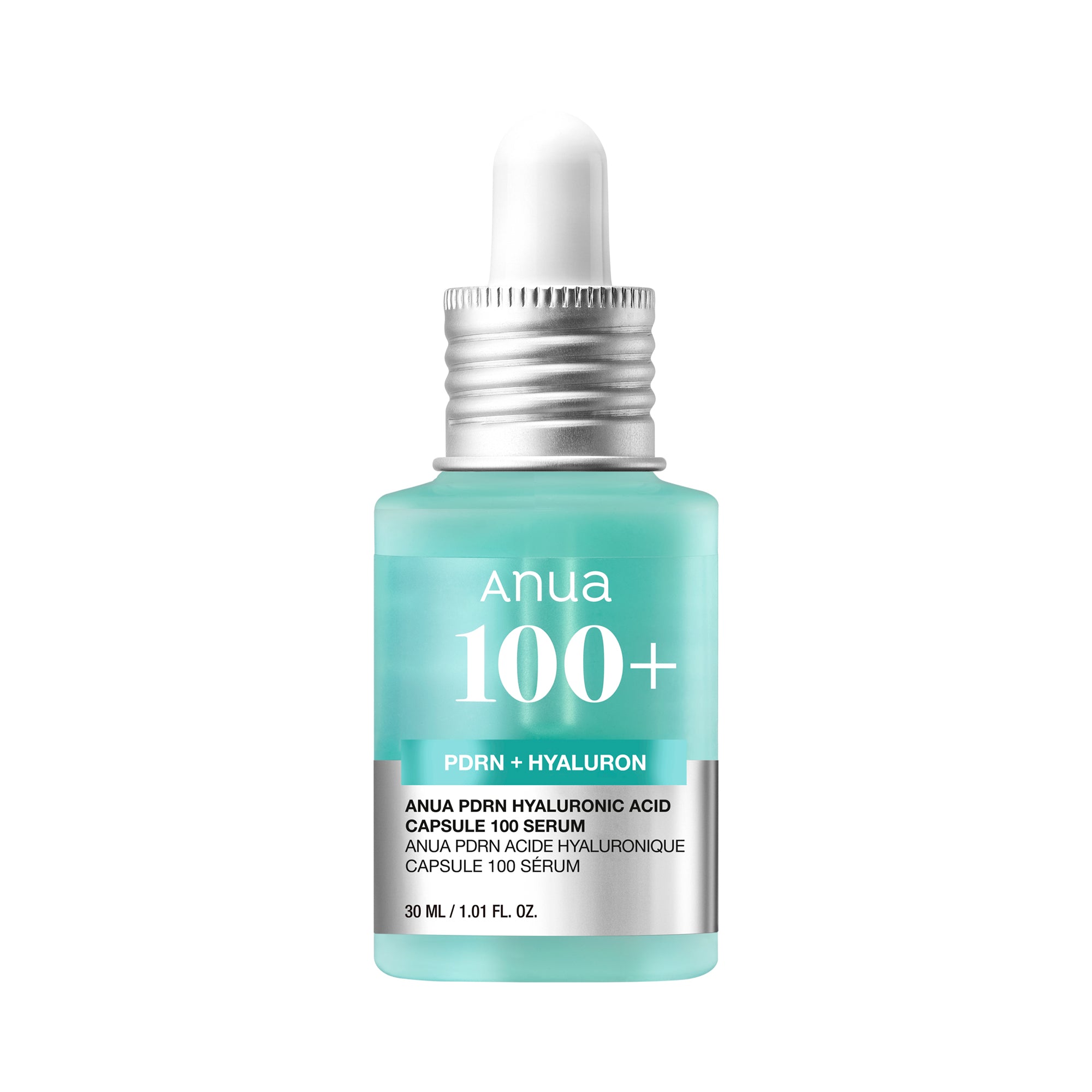 ANUA PDRN + ACIDE HYALURONIQUE CAPSULE 100 + Sérum visage hydratant intense à base de PDRN et d'acide hyaluronique 30 ml