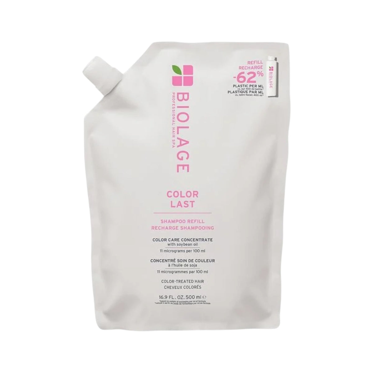 Biolage BIOLAGE COLOR LAST Szampon do włosów farbowanych zapobiegający blaknięciu koloru REFILL 500 ml — Składniki i ocena