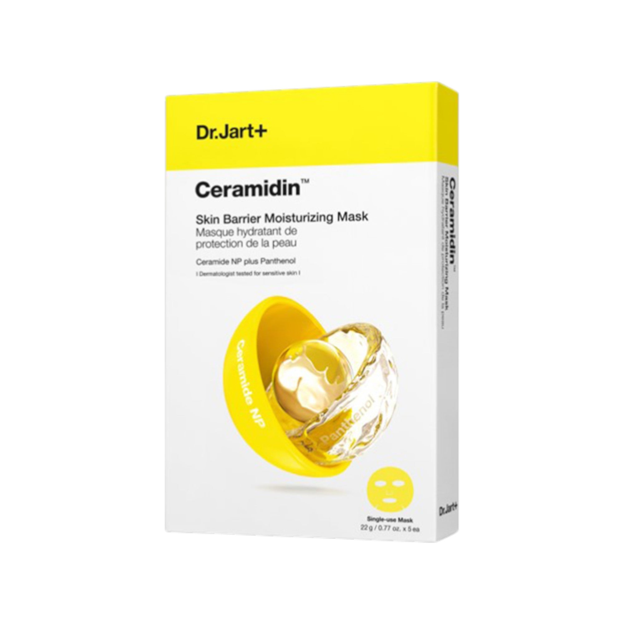 DR. JART+ CERAMIDIN™ SKIN BARRIER MOISTURE Intensiv feuchtigkeitsspendende Blattmaske 22 g