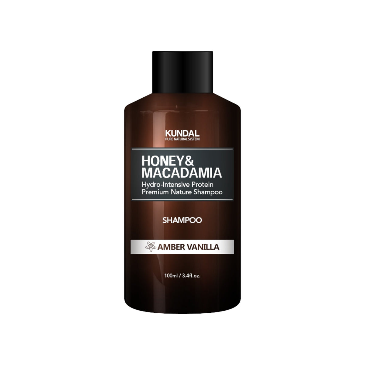 Kundal KUNDAL HONEY & MACADAMIA Odżywiający szampon do włosów, Amber Vanilla 100 ml — Składniki i ocena