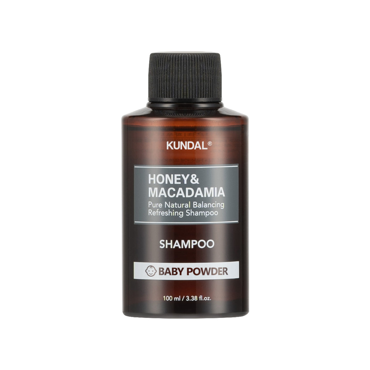 Kundal KUNDAL HONEY & MACADAMIA Odświeżający szampon do włosów, Baby Powder 100 ml — Składniki i ocena