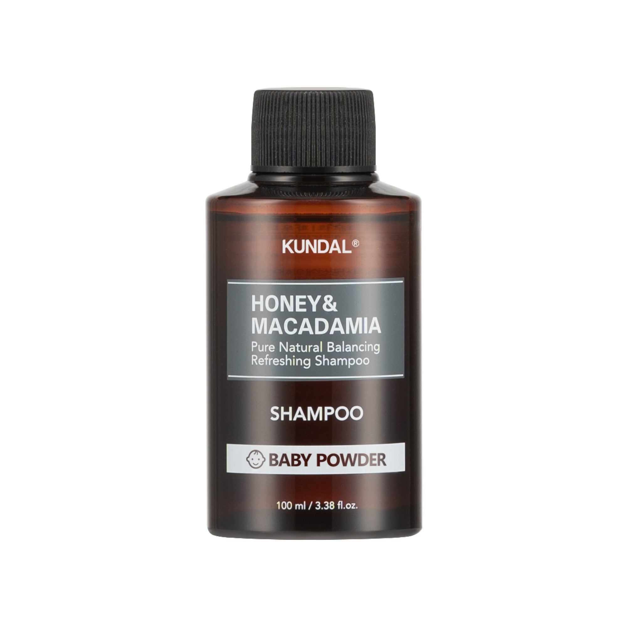 KUNDAL HONEY & MACADAMIA Odświeżający szampon do włosów, Baby Powder 100 ml