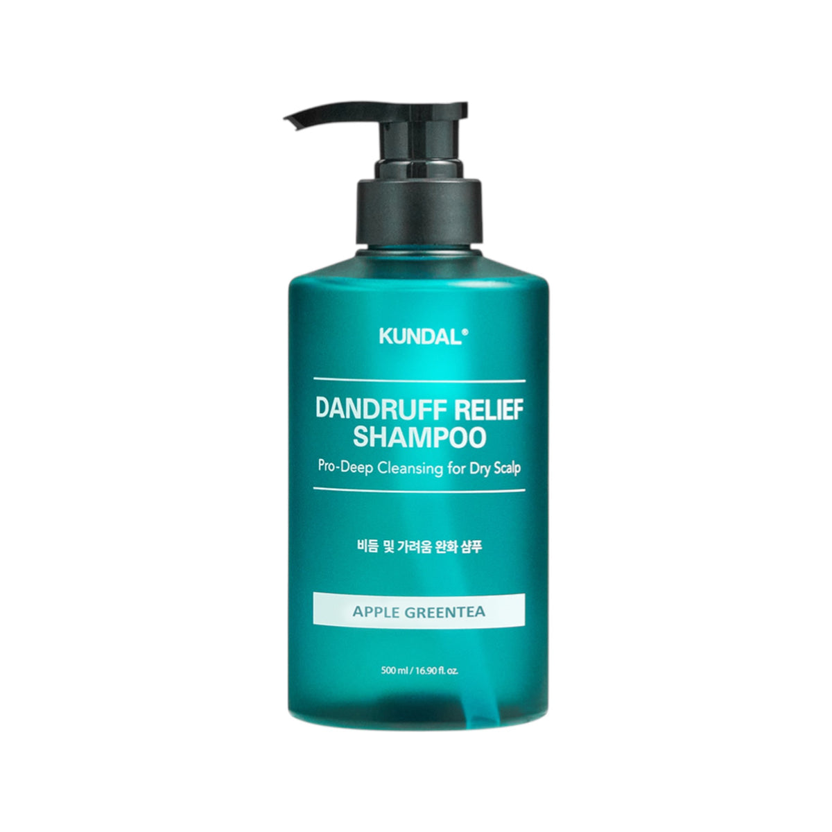 KUNDAL DANDRUFF RELIEF Anti-Schuppen Shampoo, Apple Green Tea 500 ml