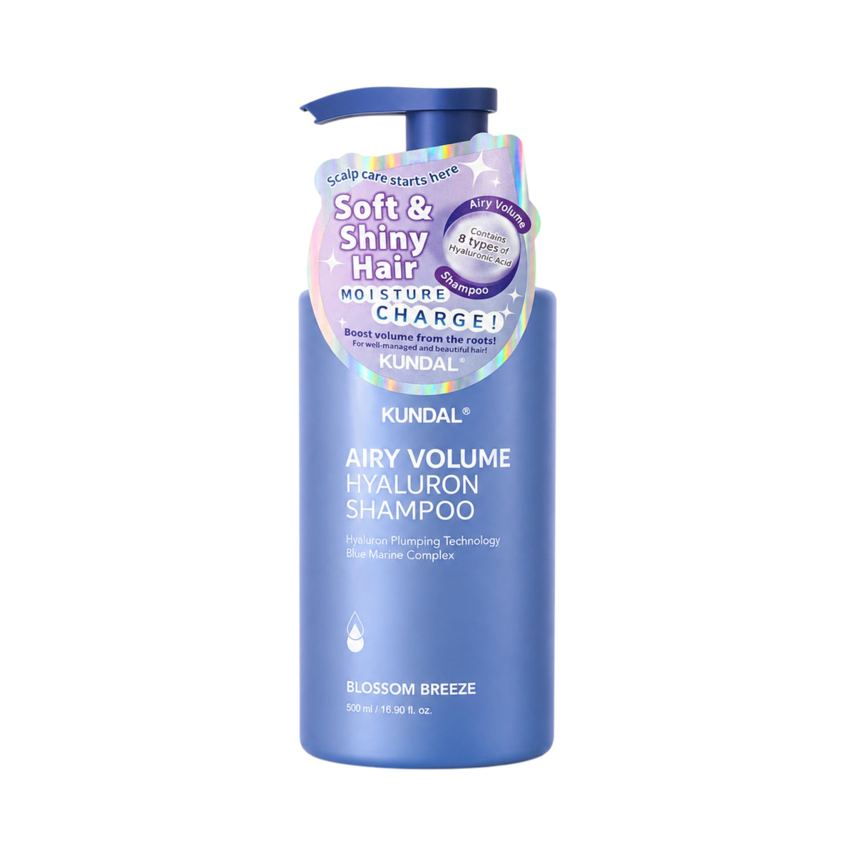 Kundal KUNDAL AIRY VOLUME HYALURON Nawilżający szampon do włosów zwiększający objętość Blossom Breeze 500 ml