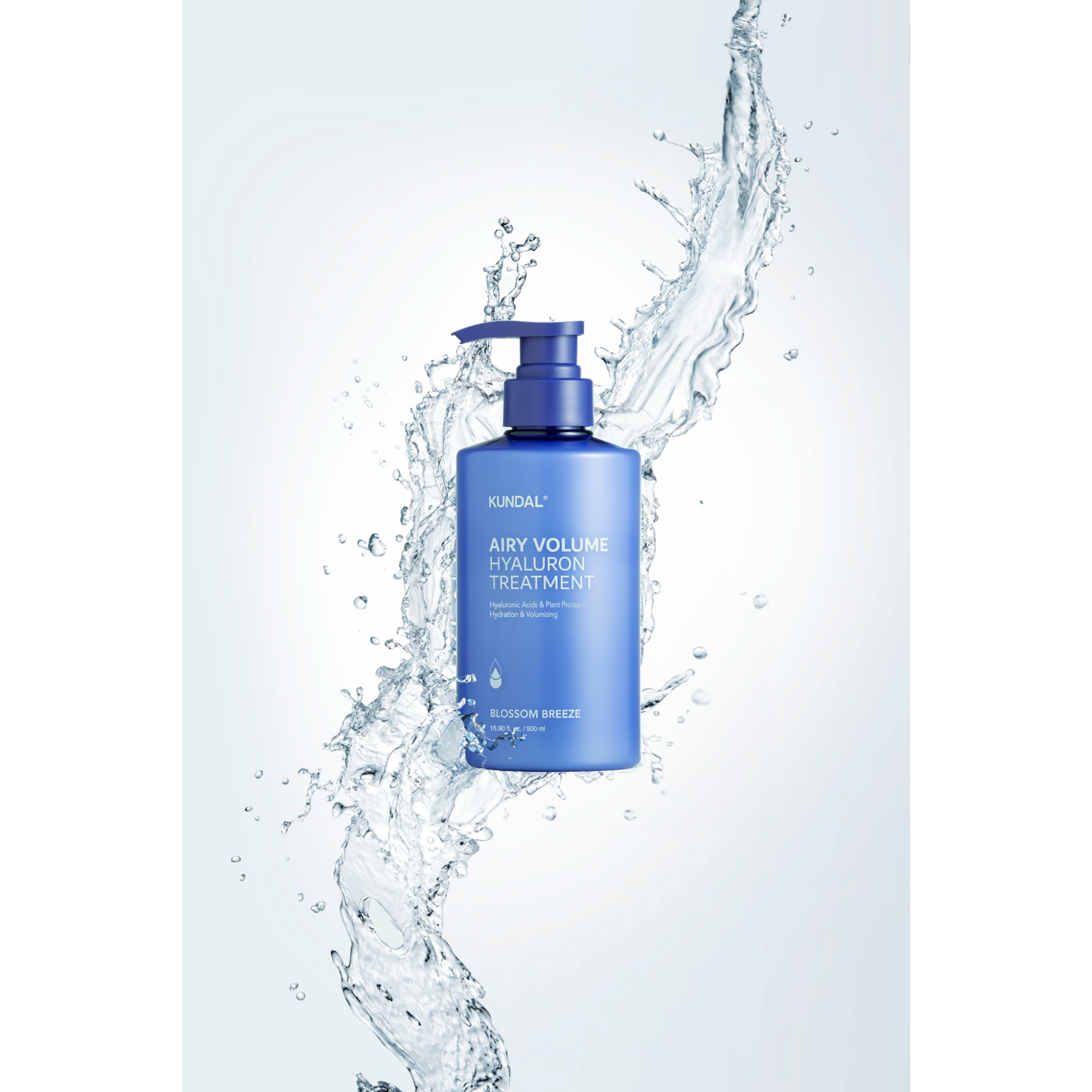 KUNDAL AIRY VOLUME HYALURON Nawilżająca odżywka do włosów zwiększająca objętość Blossom Breeze 500 ml #2
