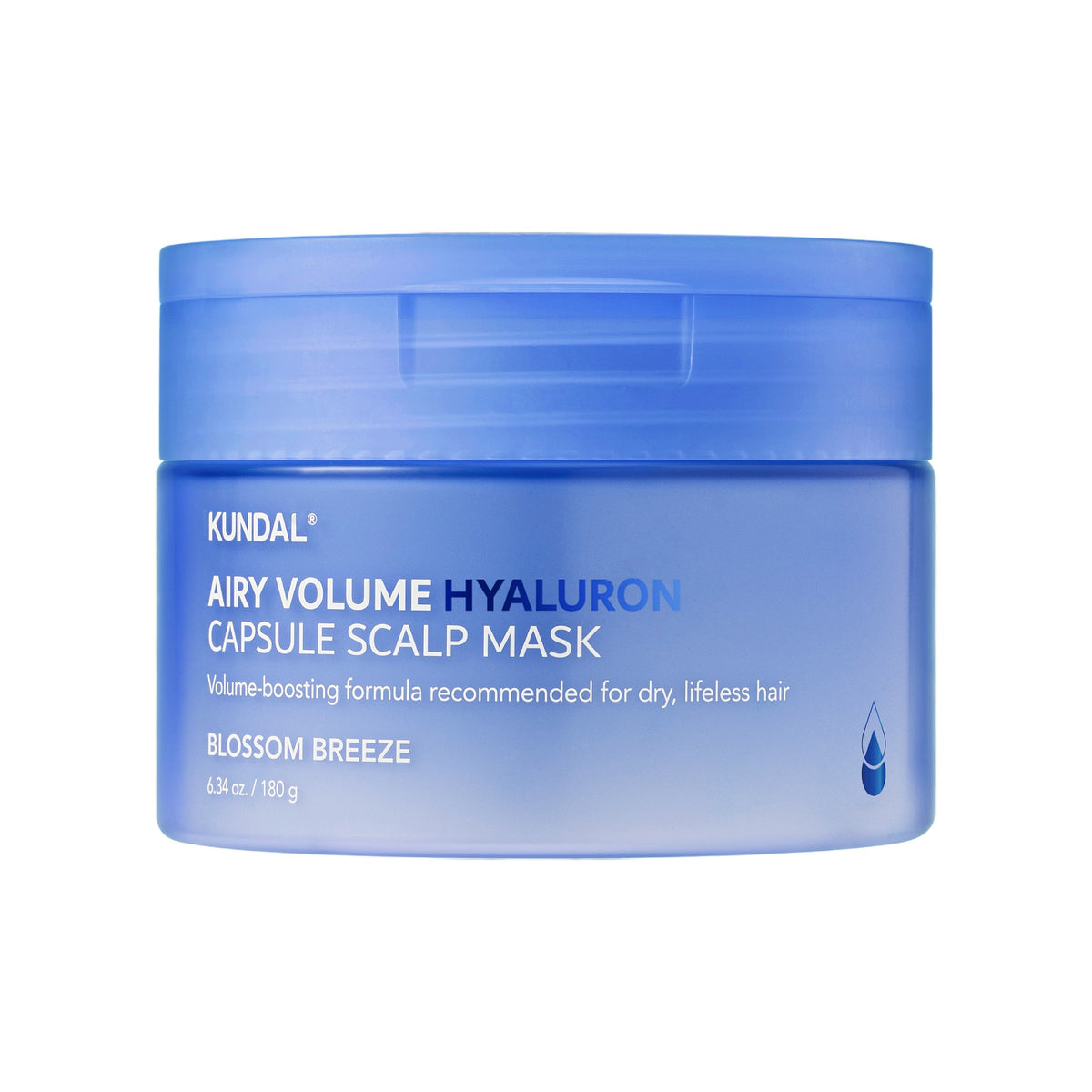 Kundal KUNDAL AIRY VOLUME HYALURON CAPSULE SCALP Lekka maska do skóry głowy przeznaczona do włosów cienkich Blossom Breeze 180 g