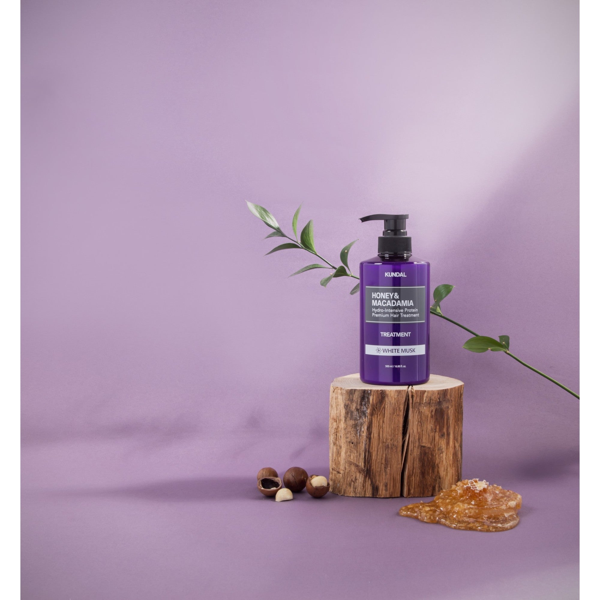 KUNDAL HONEY & MACADAMIA Intensywnie nawilżająca odżywka do włosów White Musk 500 ml #4