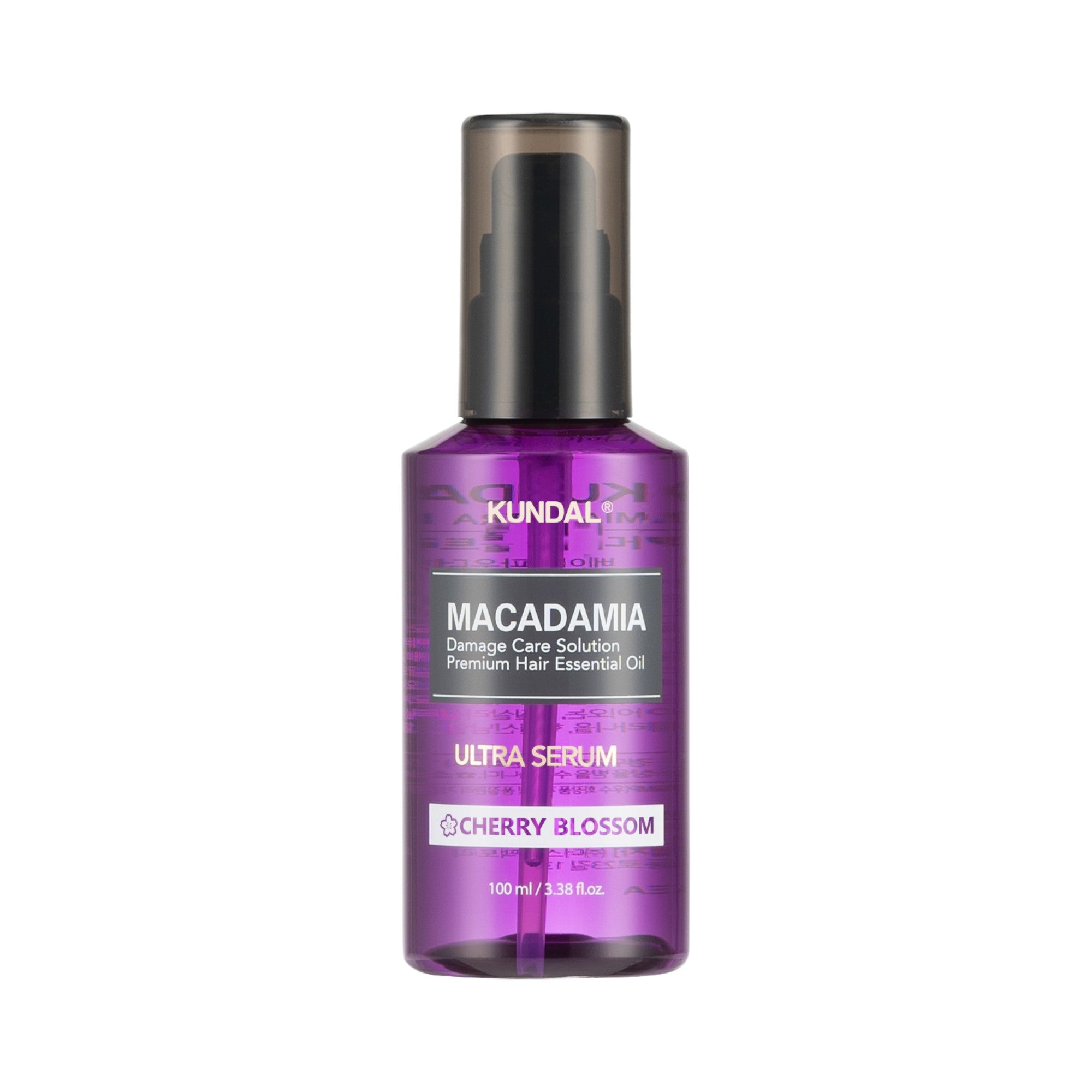 KUNDAL MACADAMIA ULTRA HAIR SERUM Intensywnie regenerujące serum do włosów Cherry Blossom 100 ml