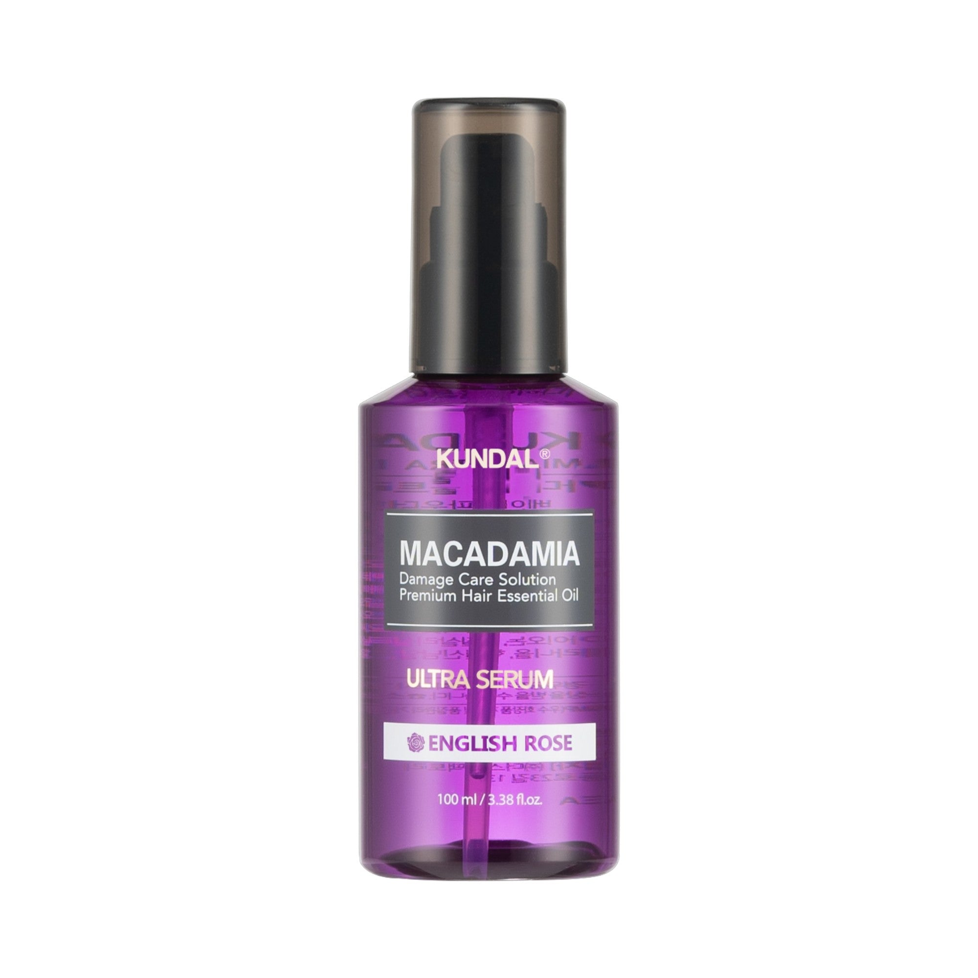 KUNDAL MACADAMIA ULTRA HAIR SERUM Intensywnie regenerujące serum do włosów English Rose 100 ml