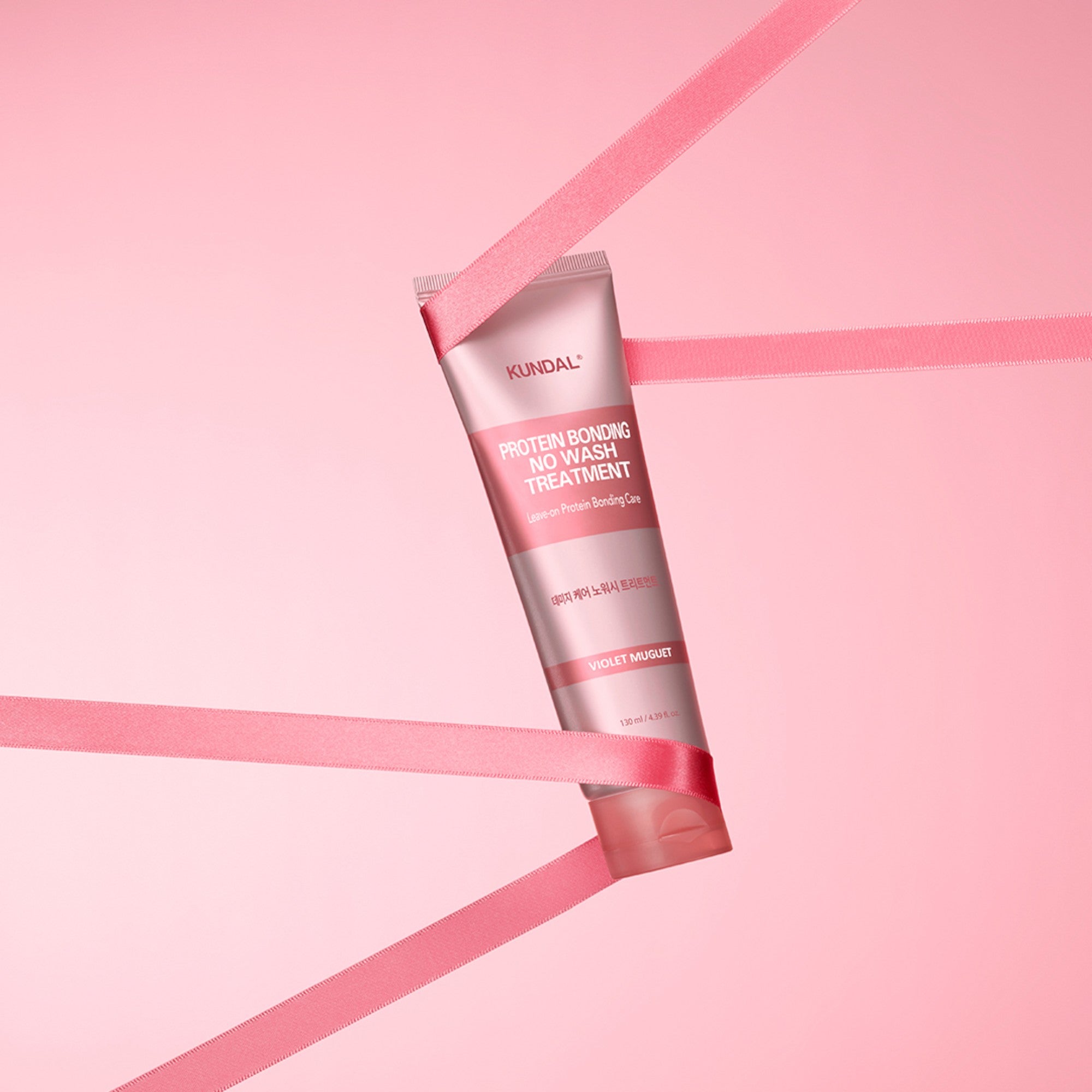 KUNDAL PROTEIN BONDING NO WASH Intensywnie wzmacniająca kuracja bez spłukiwania Violet Muguet 130 ml #2
