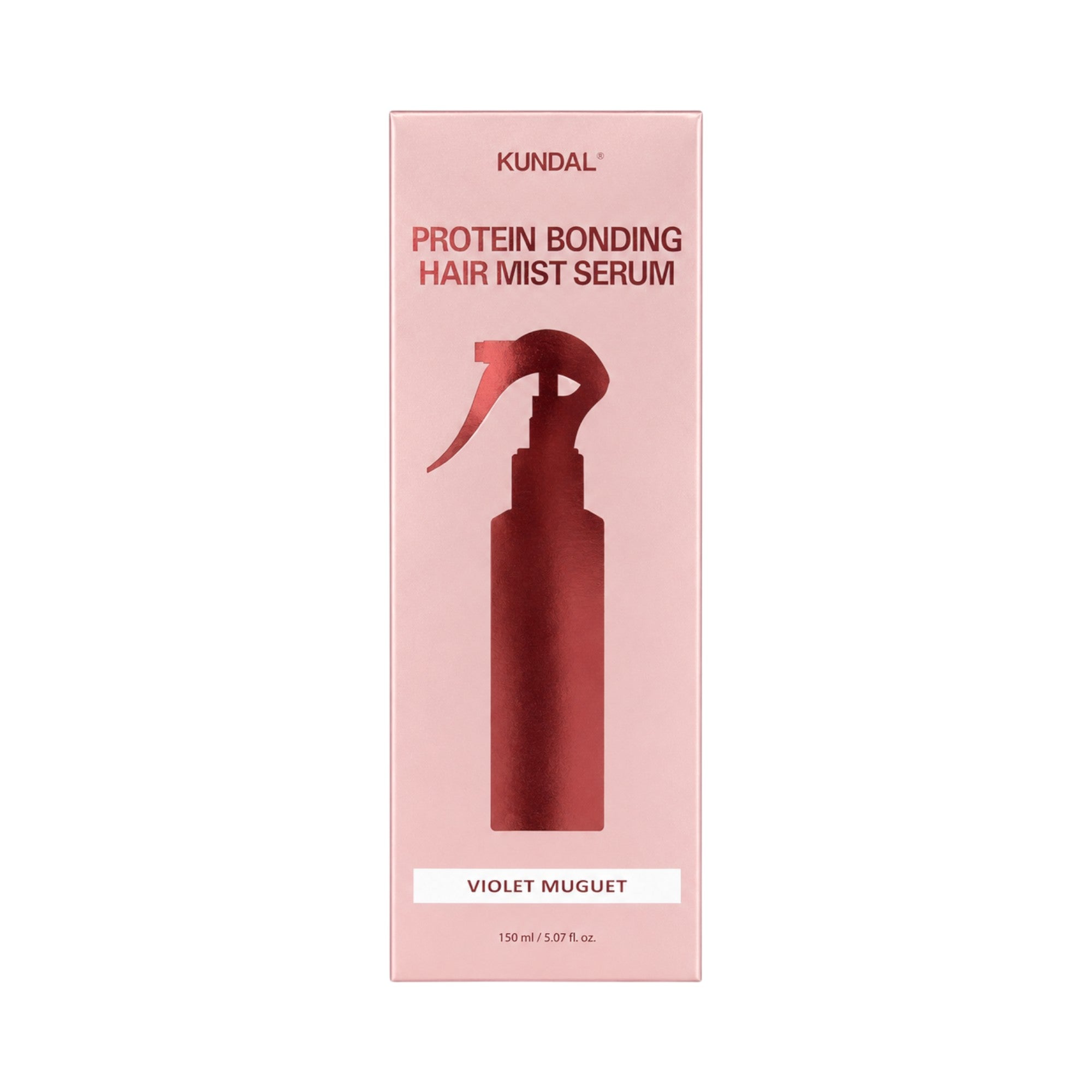 KUNDAL PROTEIN BONDING Intensywnie odżywiająca dwufazowa mgiełka-serum Violet Muguet 150 ml #2