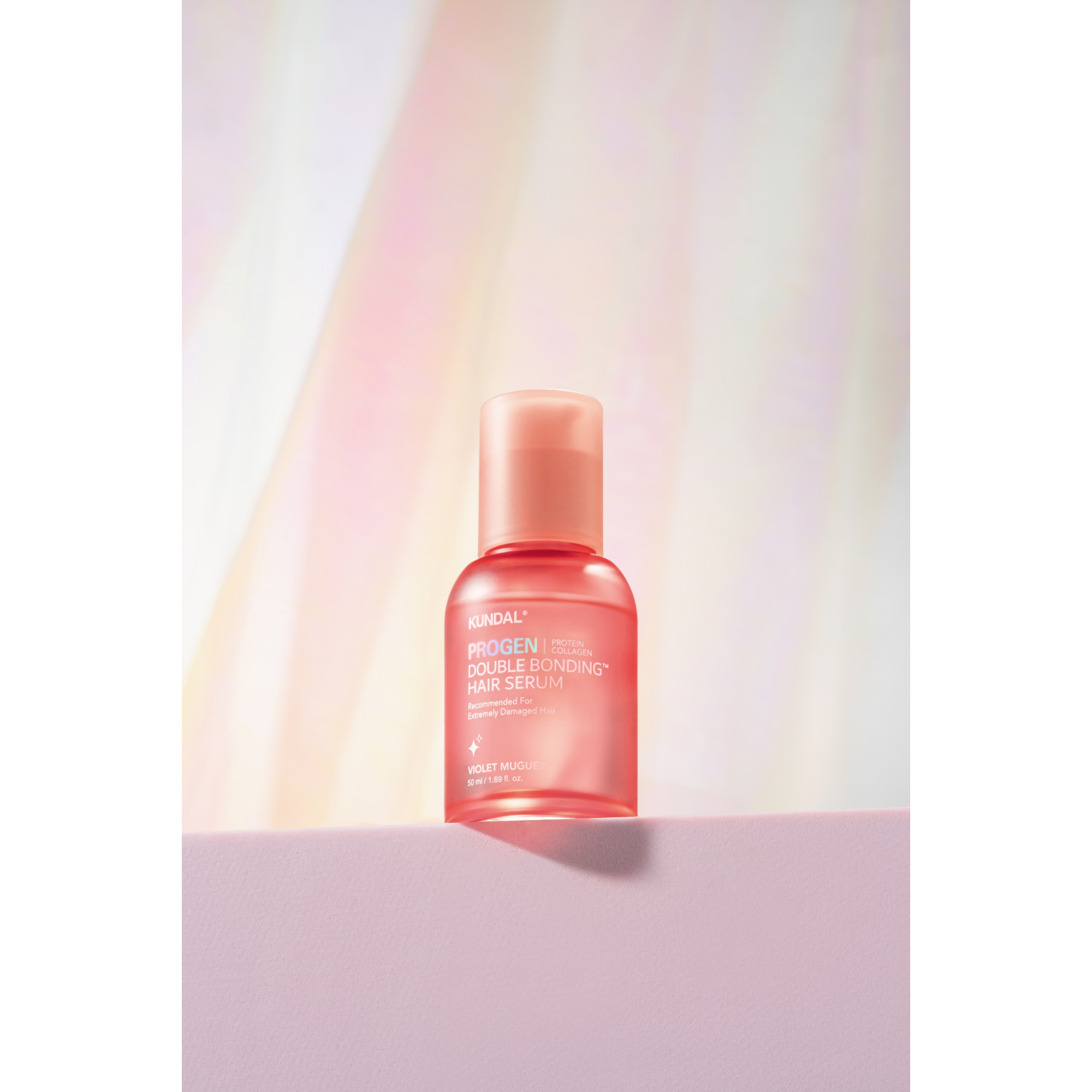 KUNDAL PROGEN DOUBLE BONDING Intensywnie regenerujące serum odbudowujące wiązania włosa Violet Muguet 50 ml #3