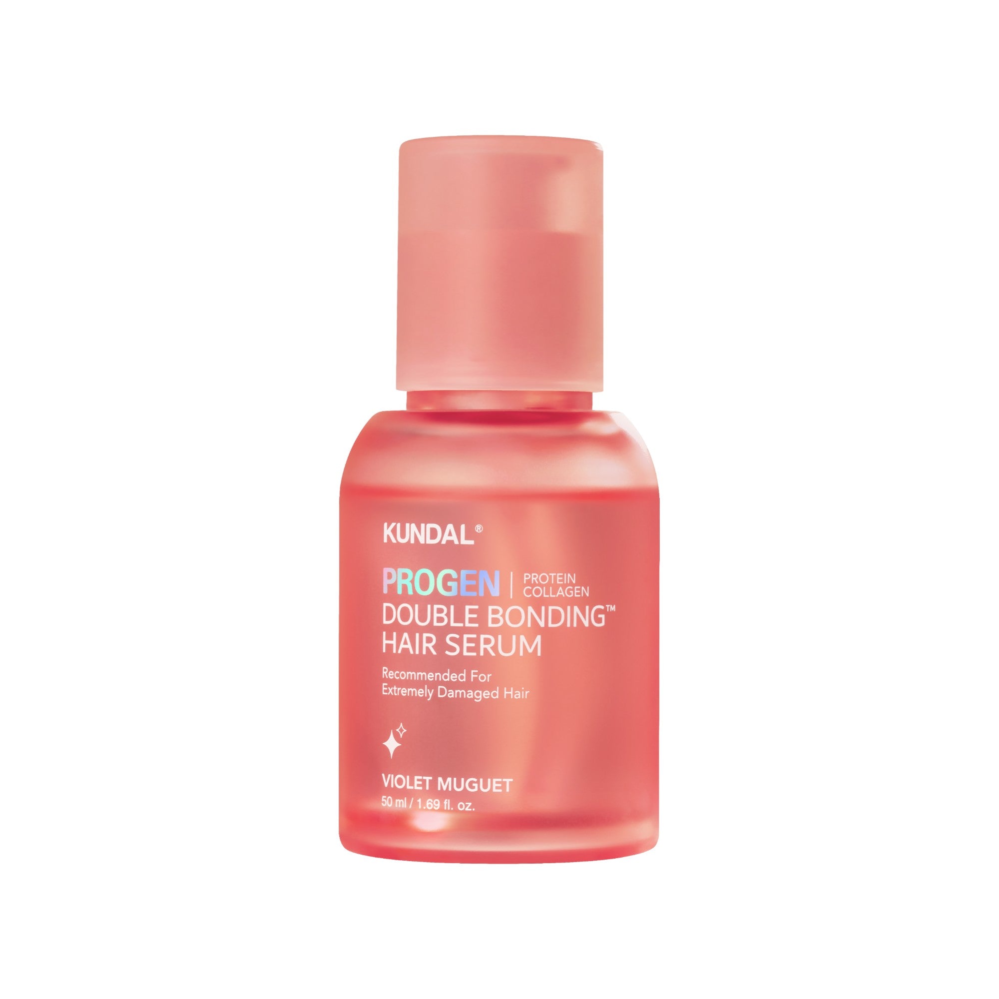 KUNDAL PROGEN DOUBLE BONDING Intensywnie regenerujące serum odbudowujące wiązania włosa Violet Muguet 50 ml