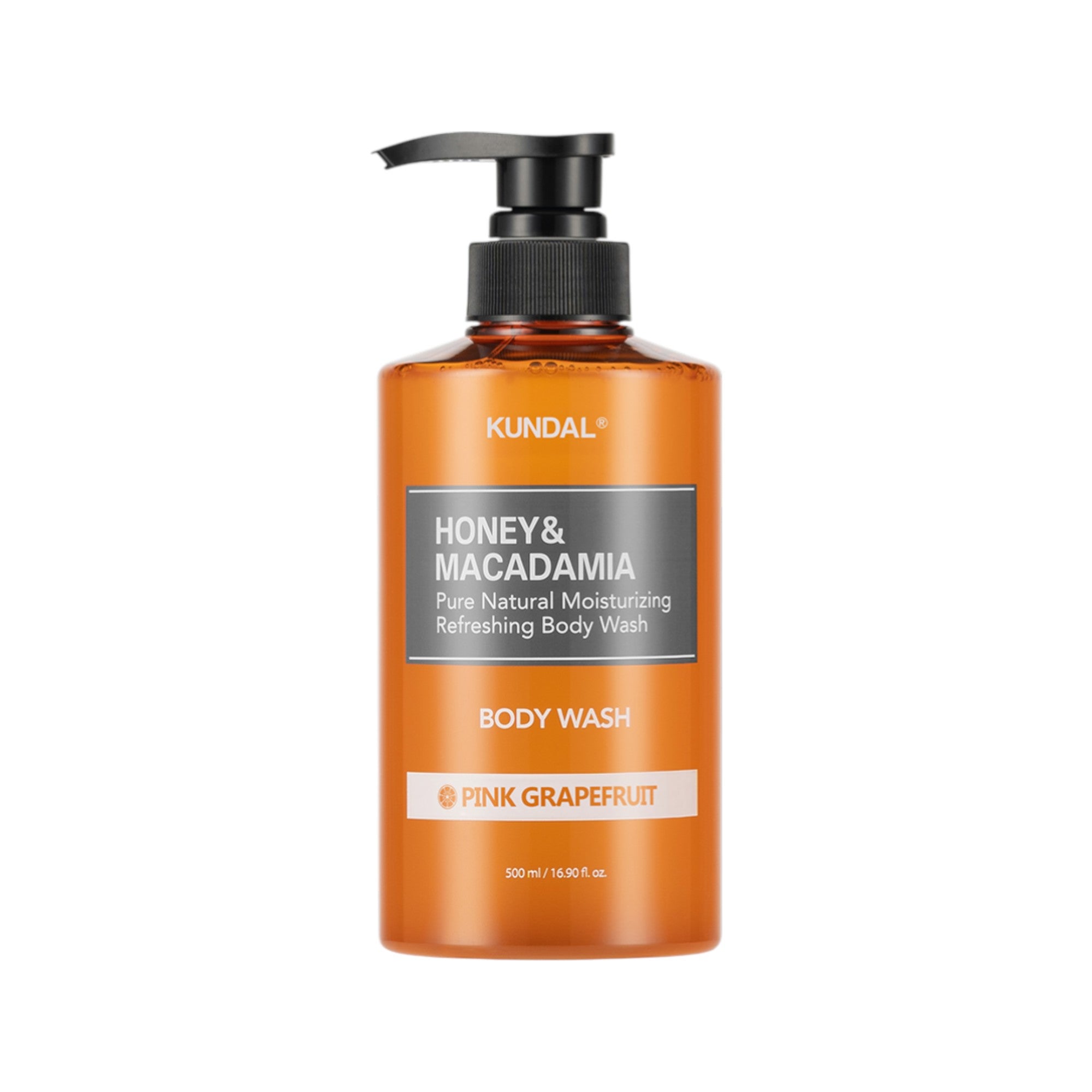 KUNDAL HONEY & MACADAMIA Odświeżający żel do mycia ciała Grapefruit 500 ml