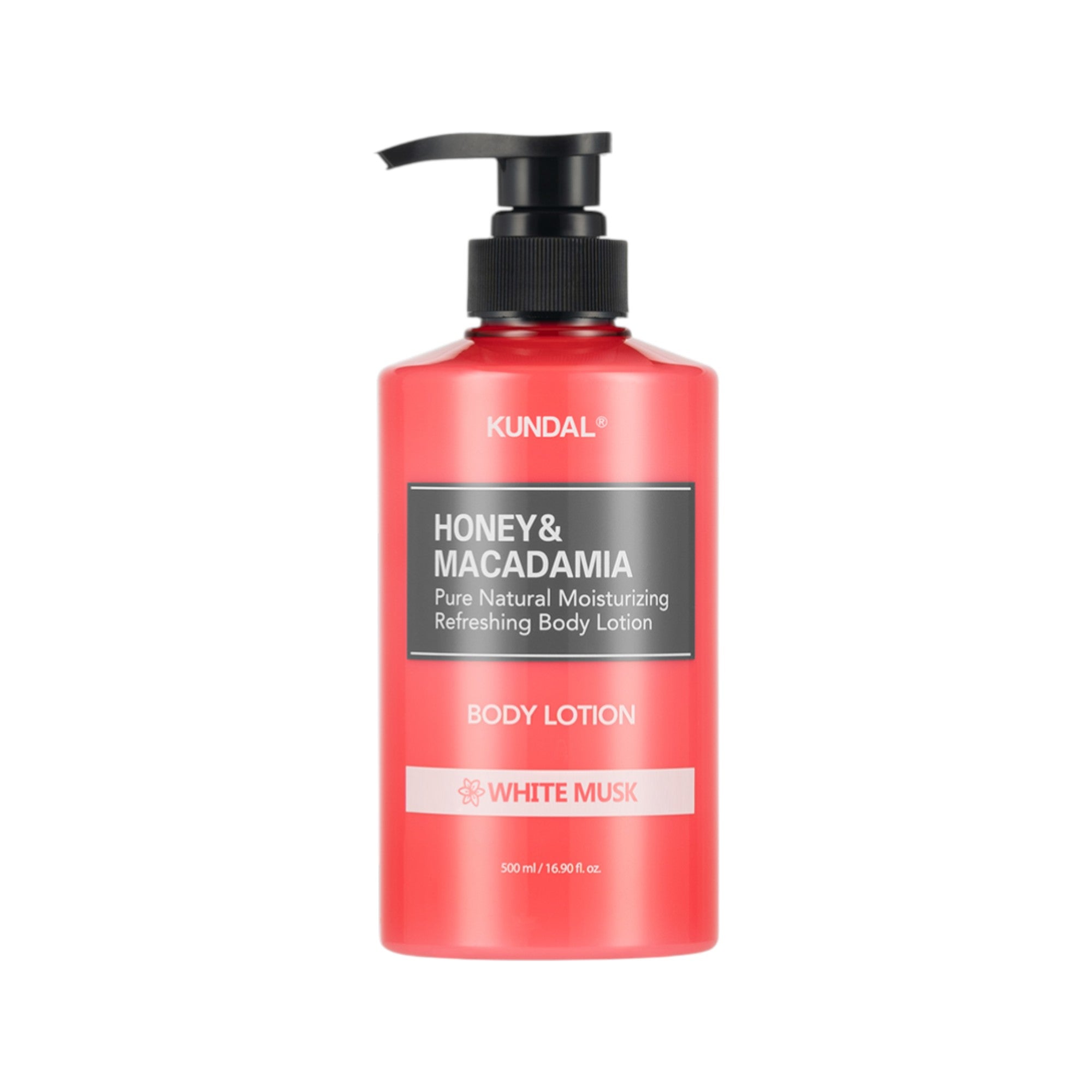 KUNDAL HONEY & MACADAMIA Nawilżający balsam do ciała White Musk 500 ml