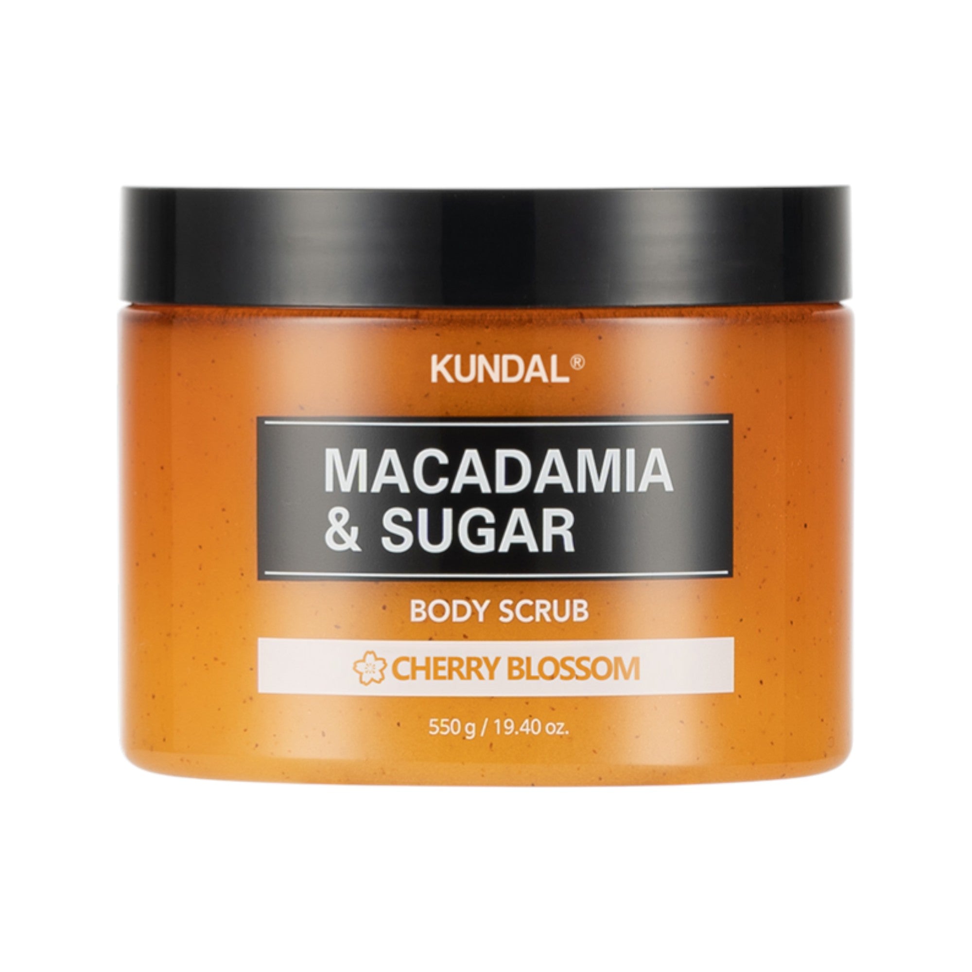 KUNDAL MACADAMIA & SUGAR BODY SCRUB Cukrowy peeling do ciała Cherry Blossom 550 g