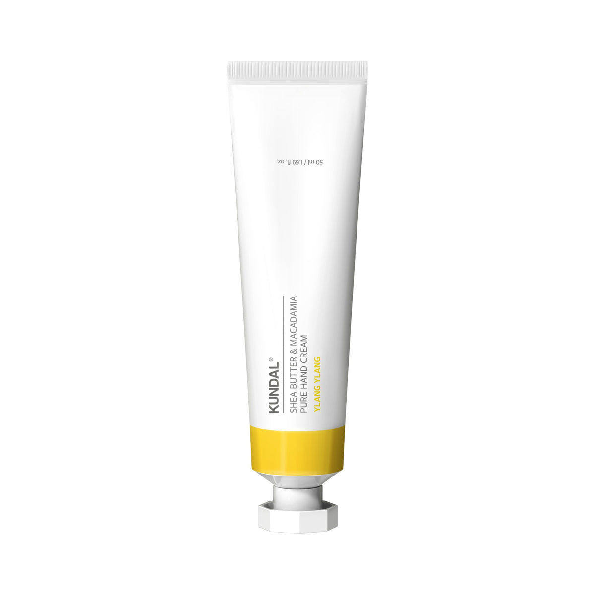 Kundal KUNDAL SHEA BUTTER & MACADAMIA Intensywnie nawilżający krem do rąk Ylang-Ylang 50 ml — Składniki i ocena